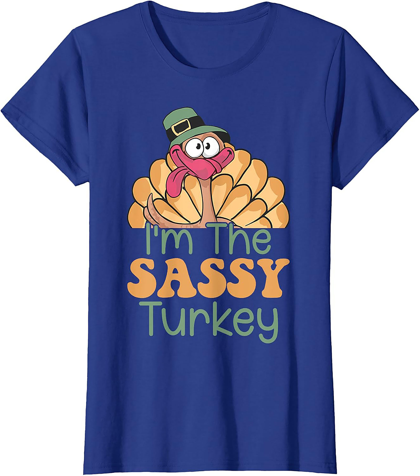 Sassy Turkey Graphic Tee | Funny Thanksgiving Shirt