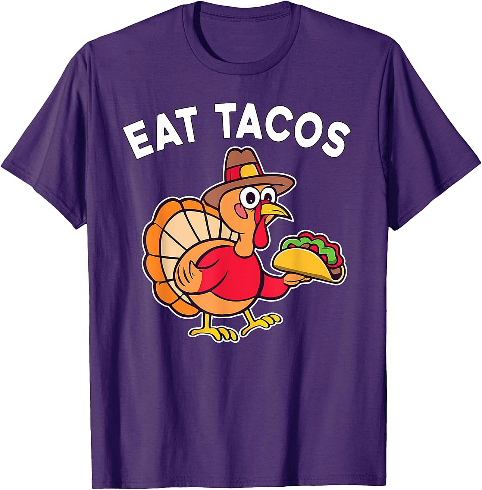 Funny Turkey Taco Graphic Tee | Thanksgiving Shirt Gift