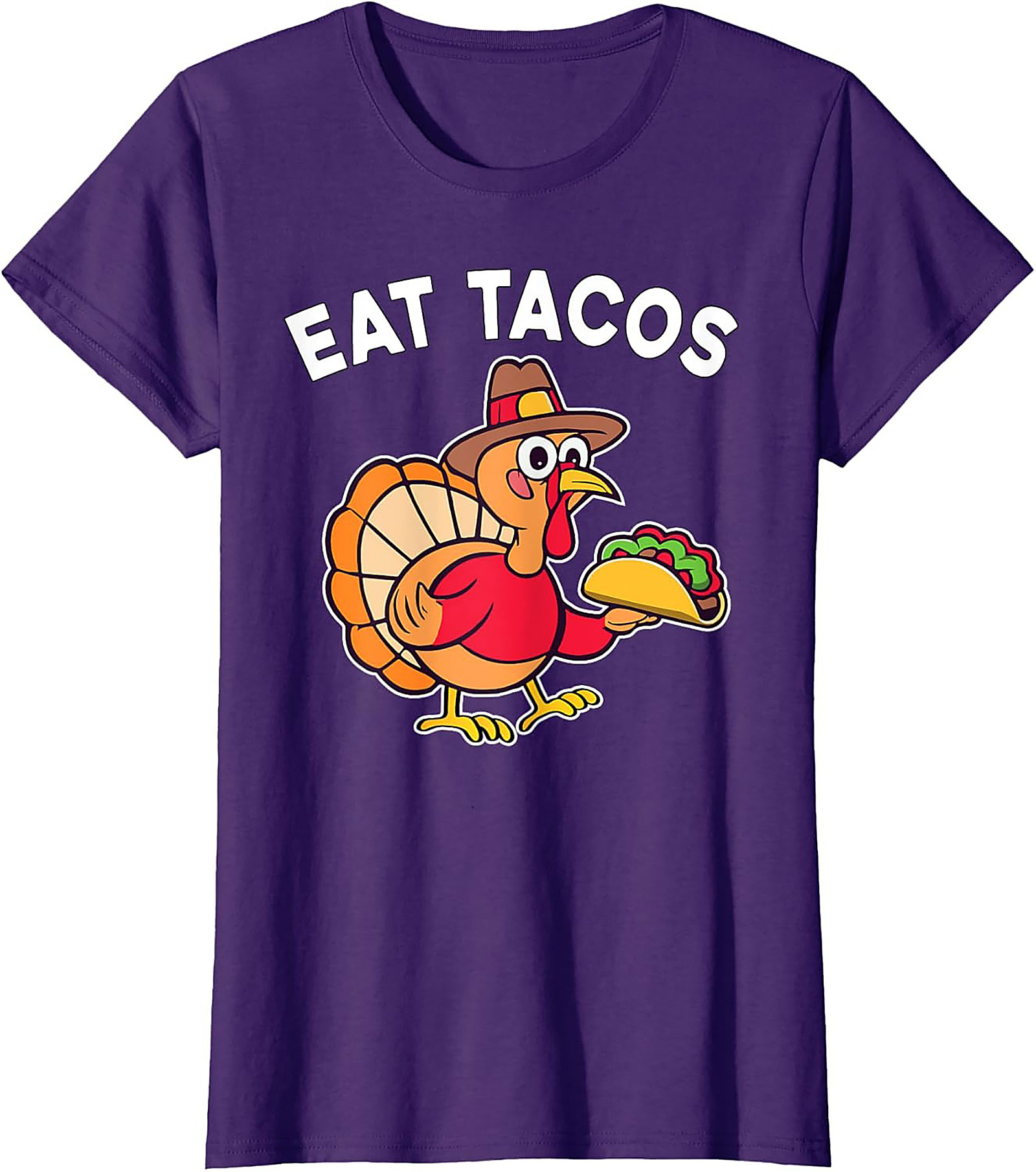 Funny Turkey Taco Graphic Tee | Thanksgiving Shirt Gift