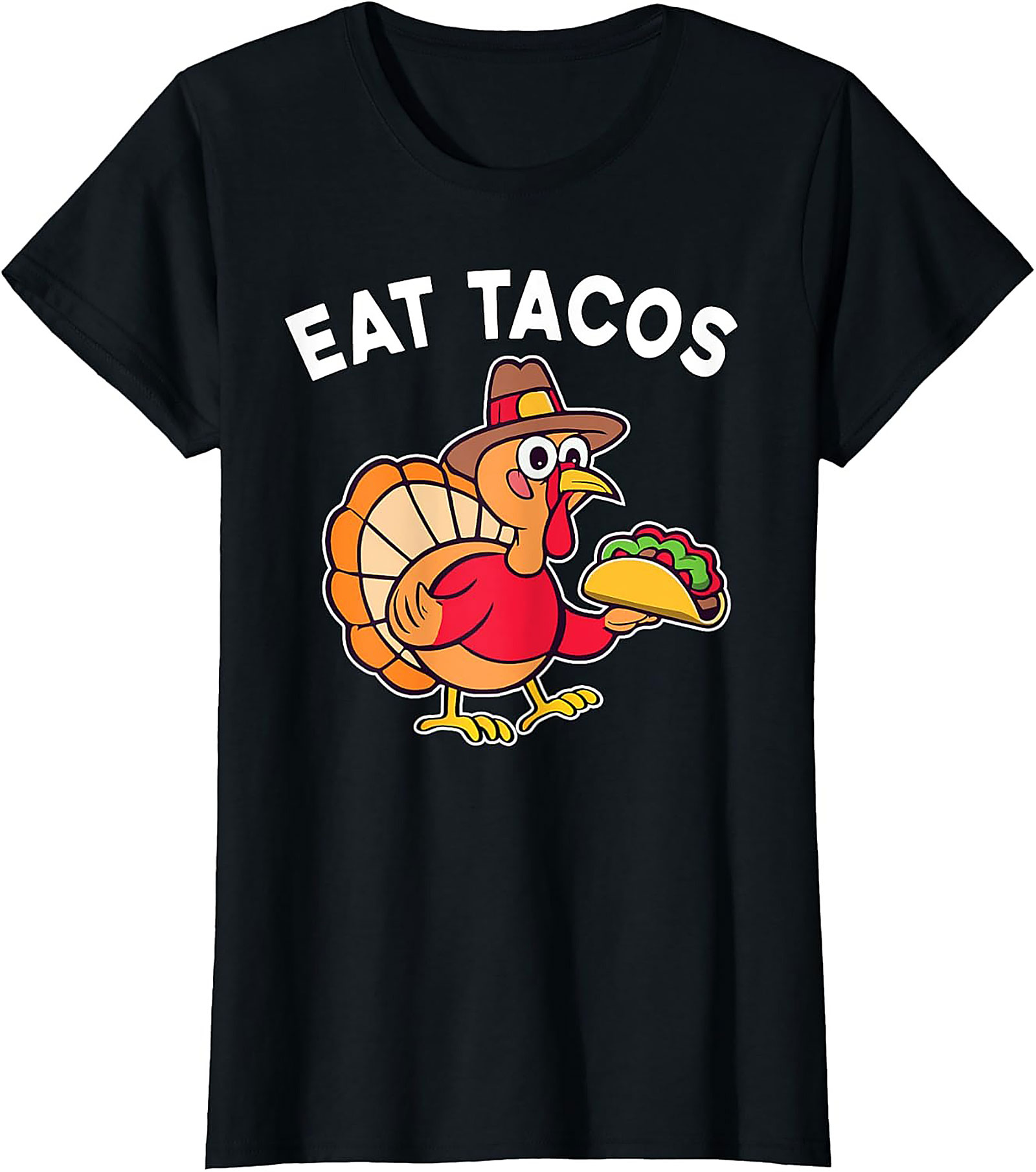 Funny Turkey Taco Graphic Tee | Thanksgiving Shirt Gift