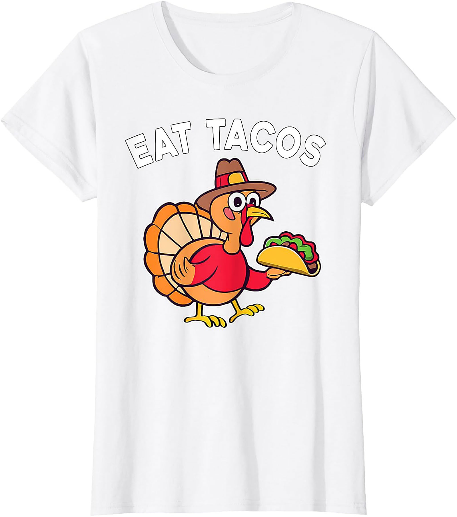 Funny Turkey Taco Graphic Tee | Thanksgiving Shirt Gift