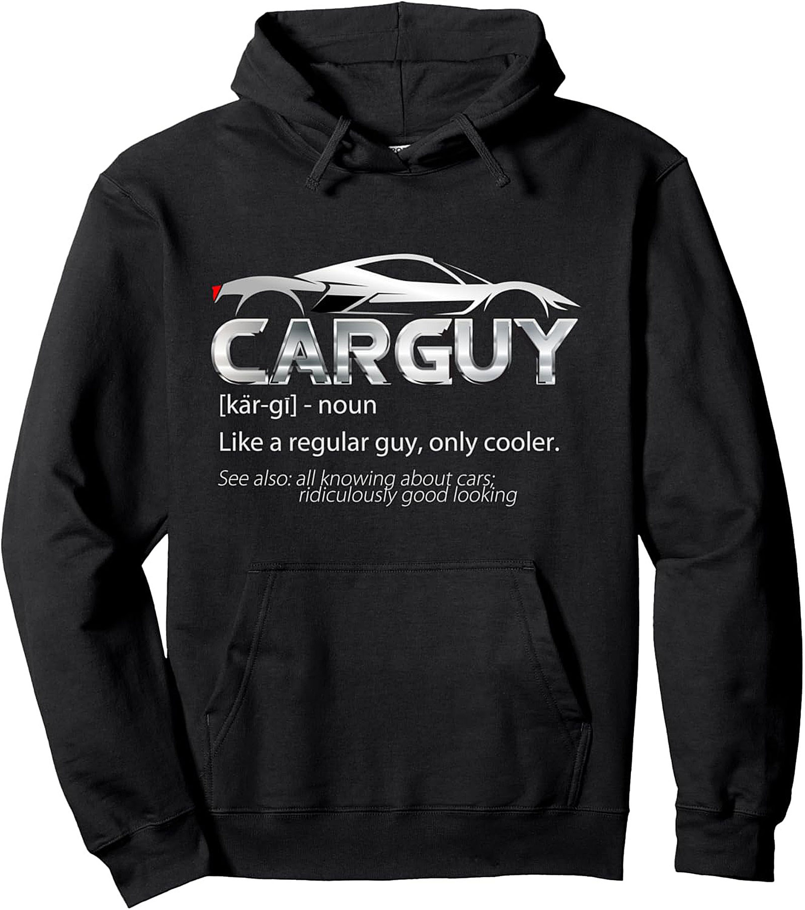 Car Guy Graphic Hoodie Definition Pullover Gift Idea