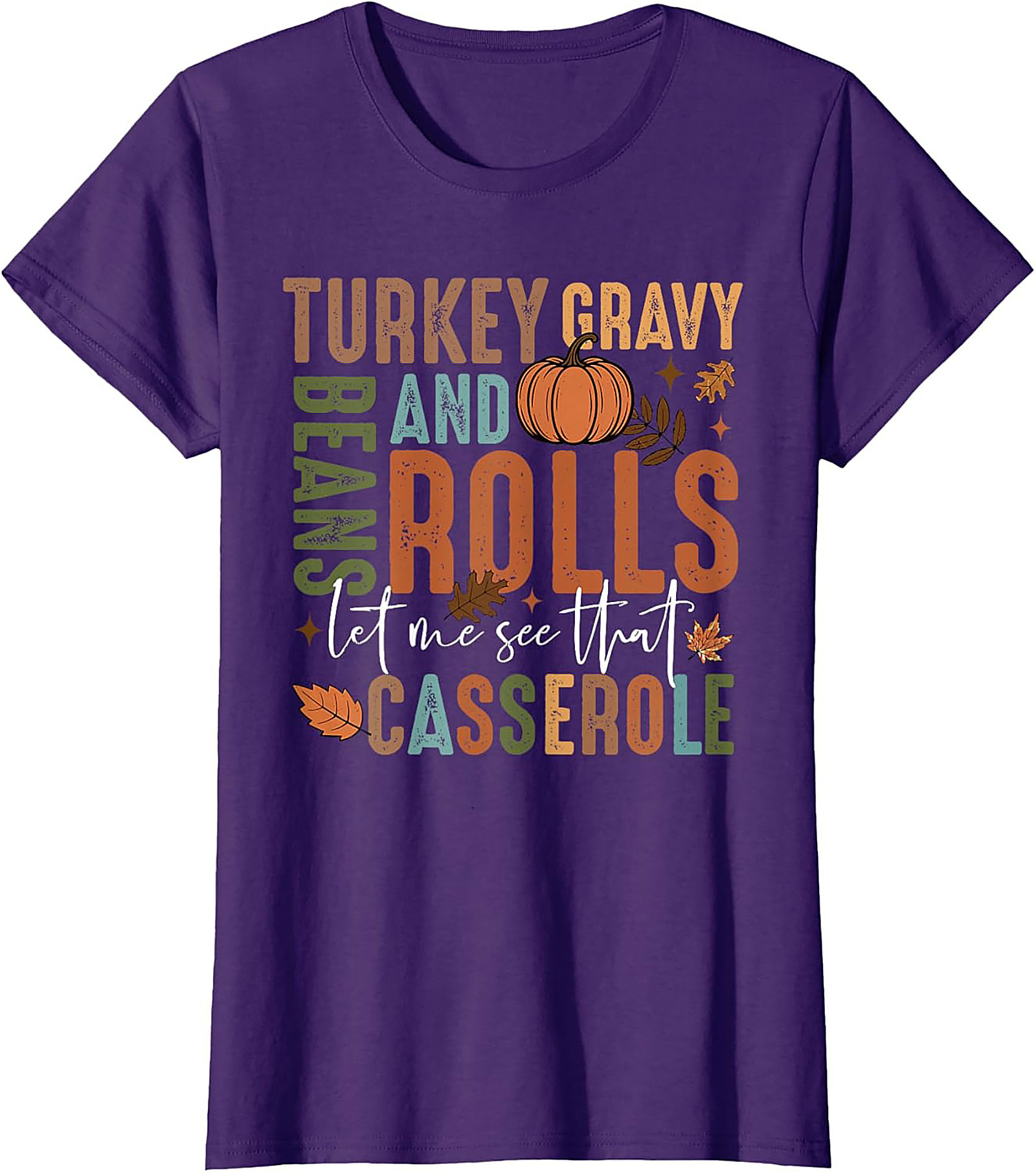 Thanksgiving Casserole Funny Graphic Tee | Fall Food Shirt
