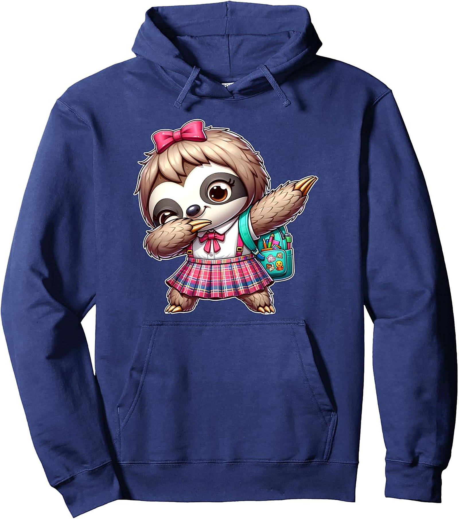 Cute Dabbing Sloth Graphic Hoodie | Back to School Pullover