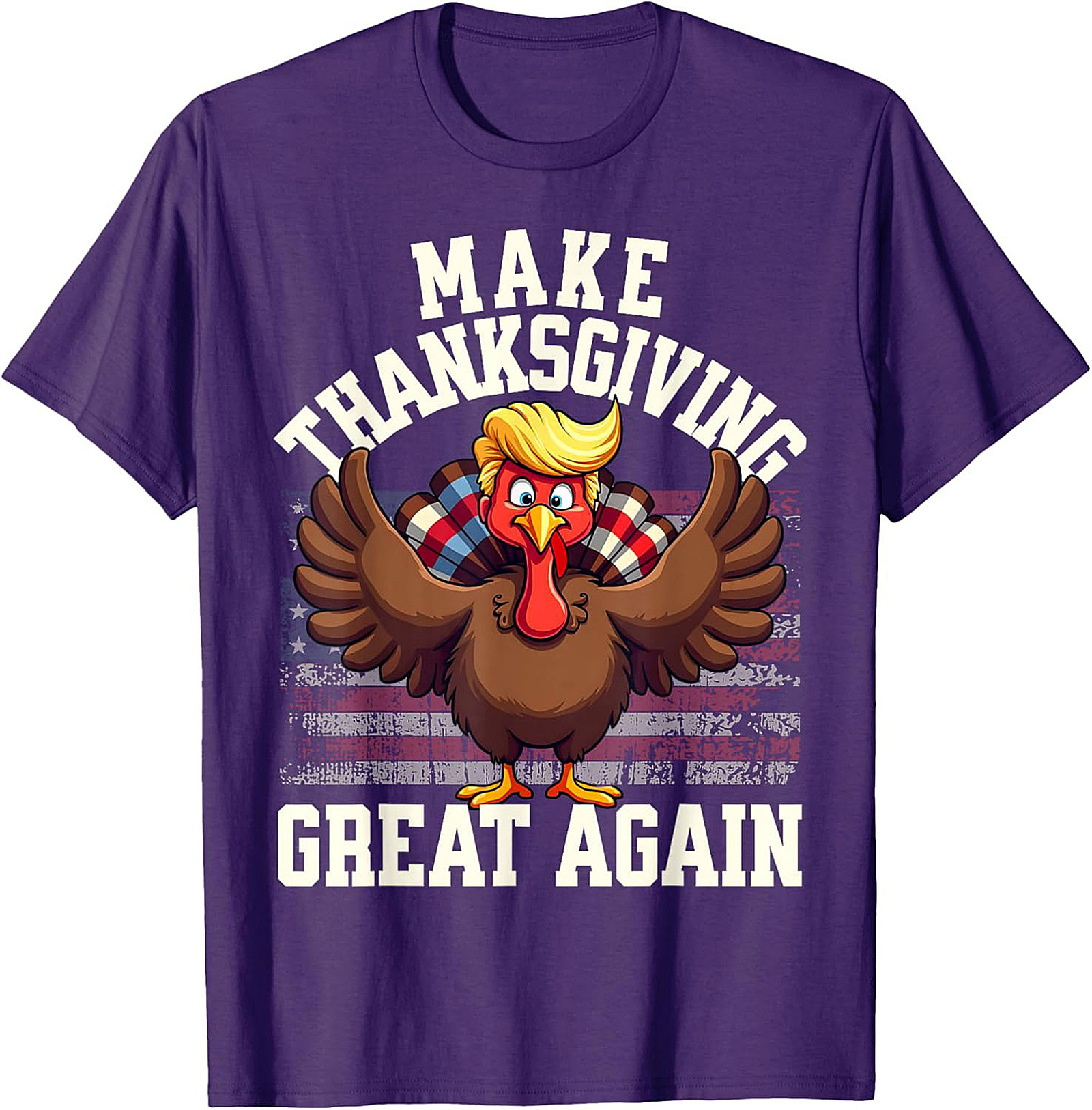 Funny Make Thanksgiving Great Again T-Shirt | Unisex Tee