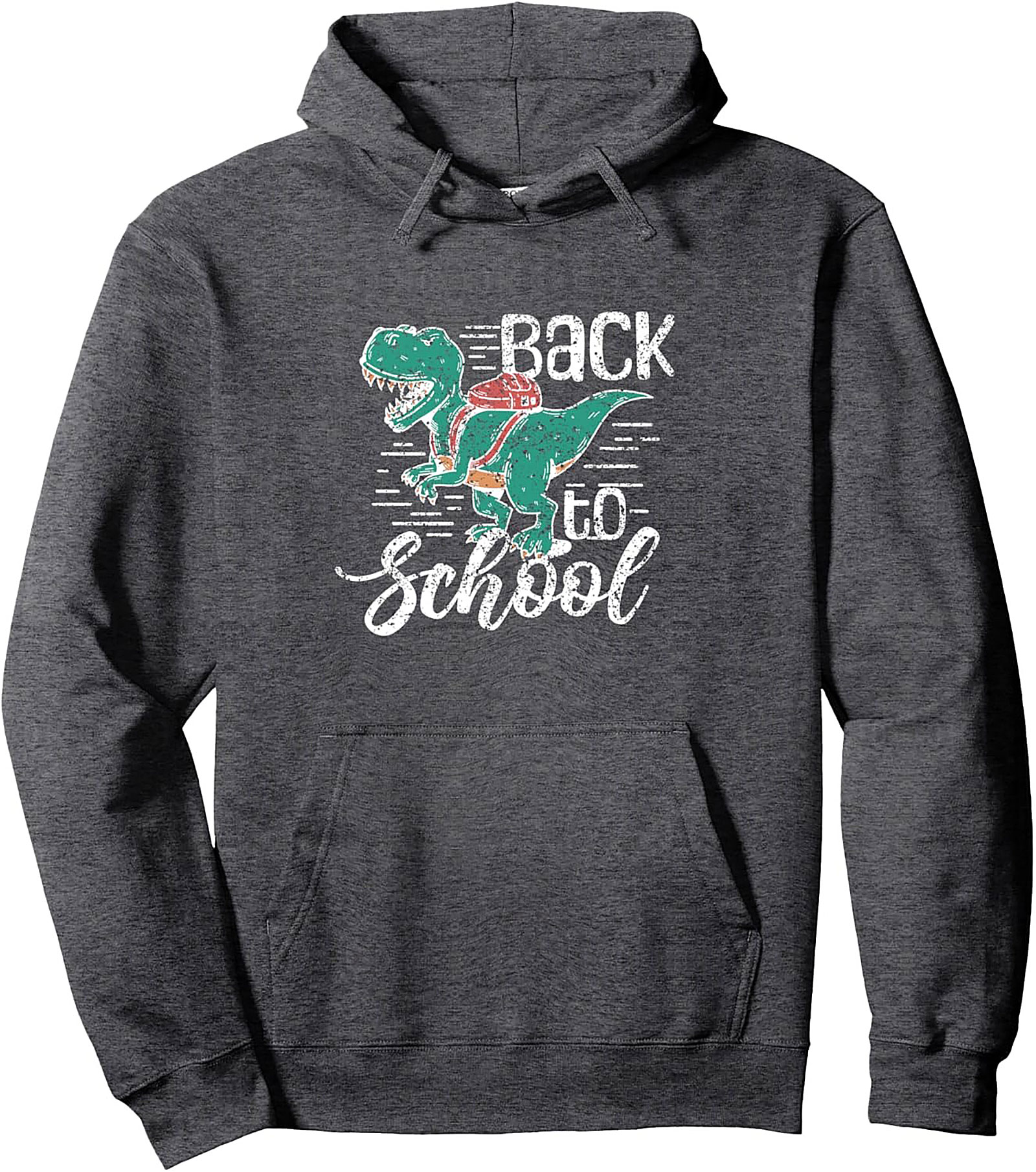 Back to School Dinosaur Pullover Hoodie | T-Rex First Day of School Graphic Hoodie