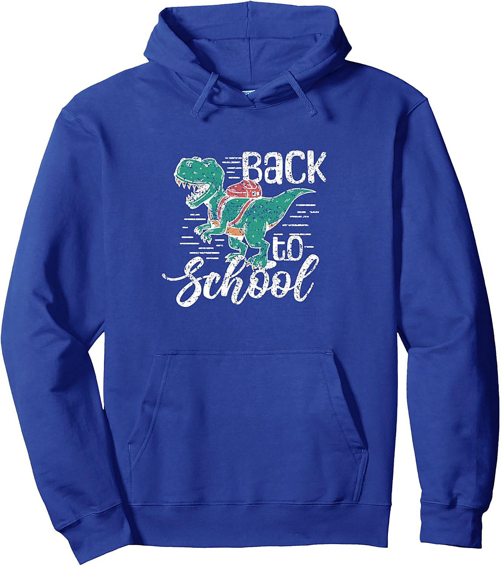 Back to School Dinosaur Pullover Hoodie | T-Rex First Day of School Graphic Hoodie