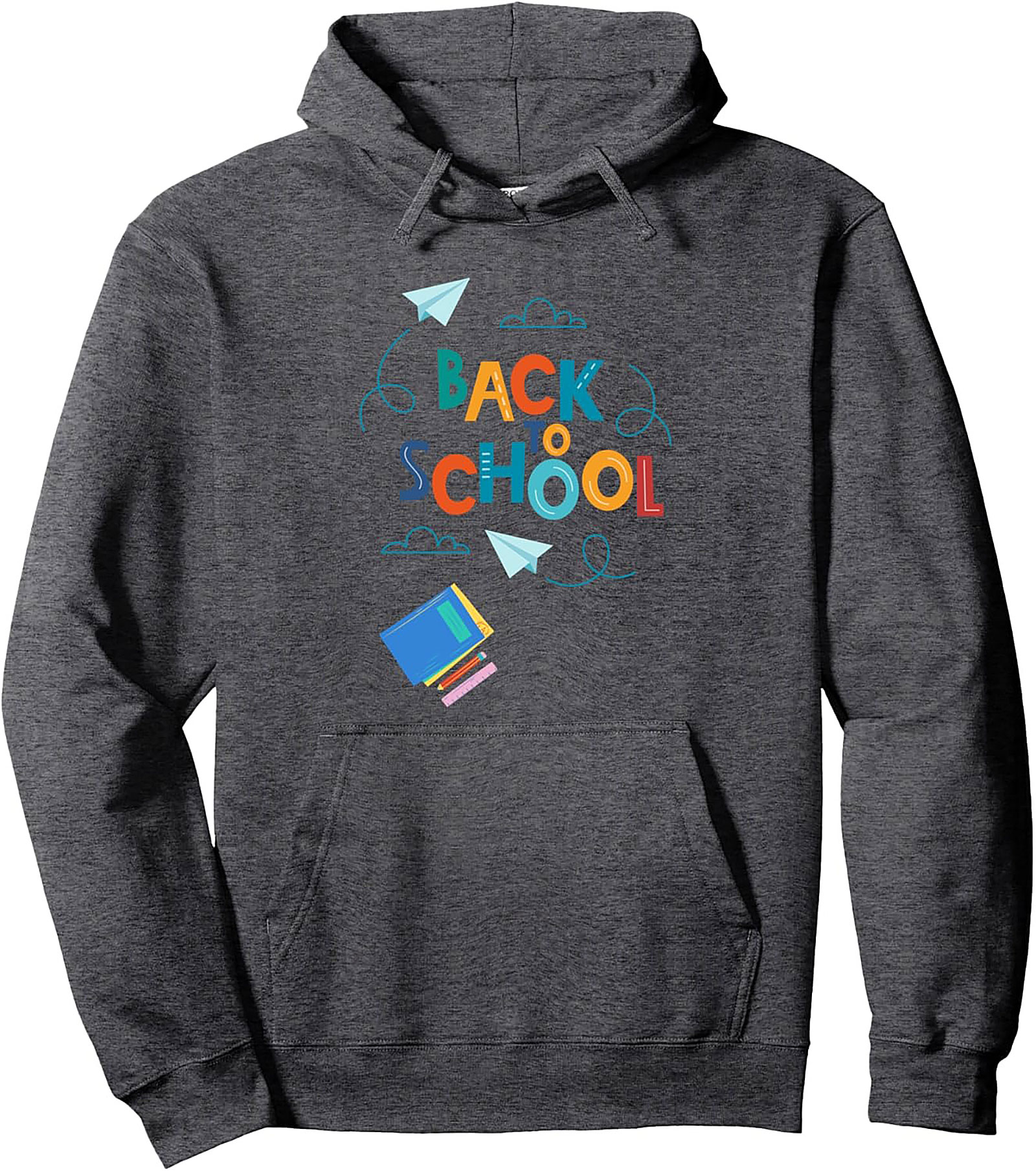 Back to School Vibes Graphic Hoodie | Cozy Pullover for Teachers & Students