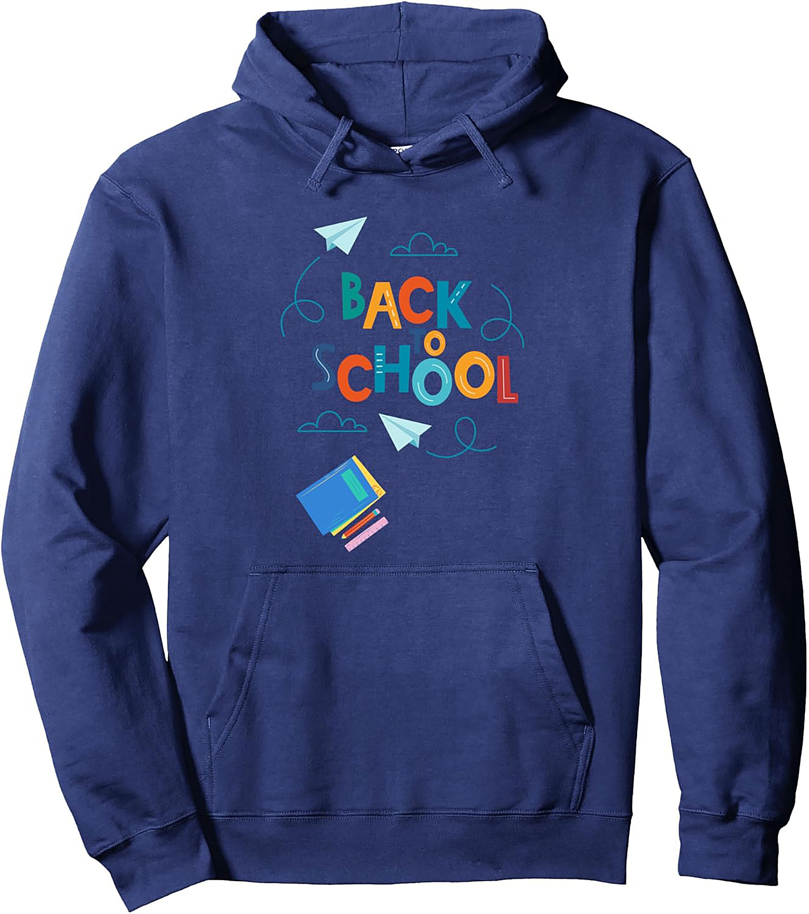 Back to School Vibes Graphic Hoodie | Cozy Pullover for Teachers & Students