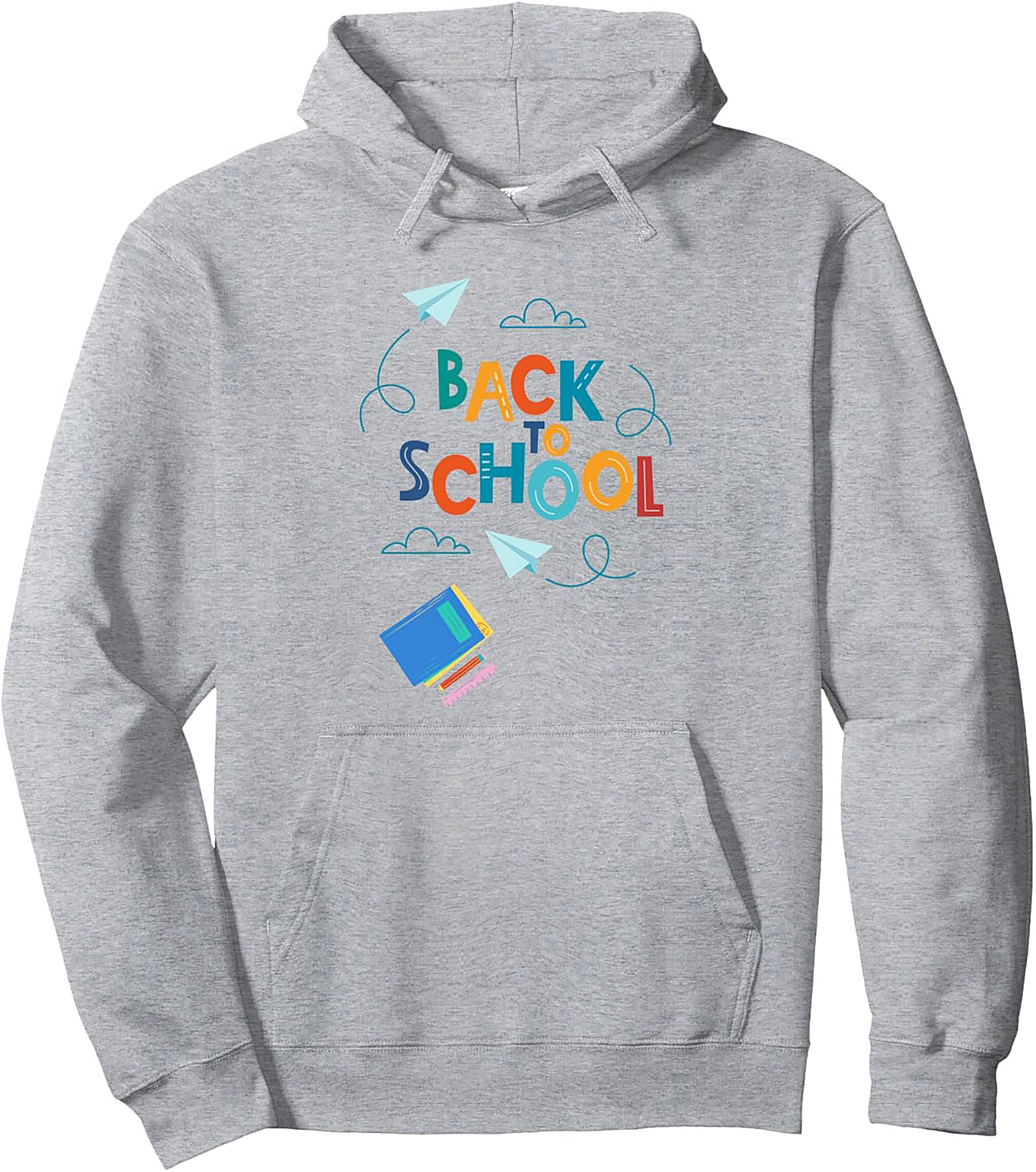 Back to School Vibes Graphic Hoodie | Cozy Pullover for Teachers & Students