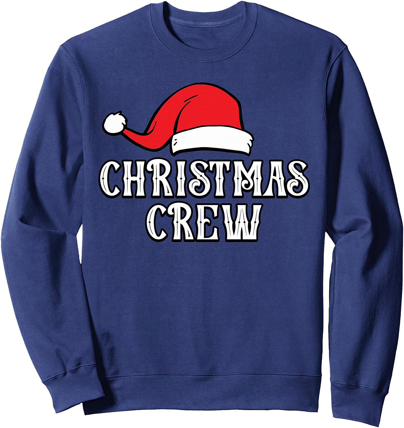 Christmas Crew Crewneck Sweatshirt Cozy Holiday Pullover
