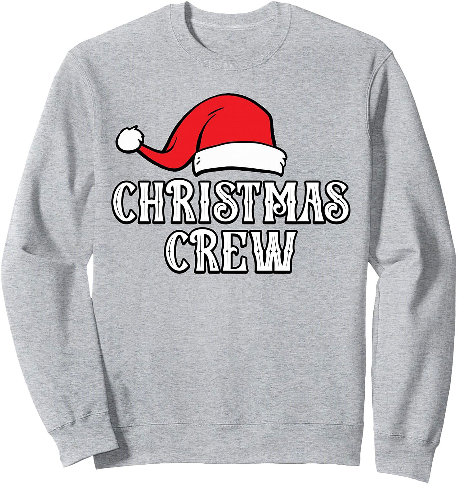 Christmas Crew Crewneck Sweatshirt Cozy Holiday Pullover