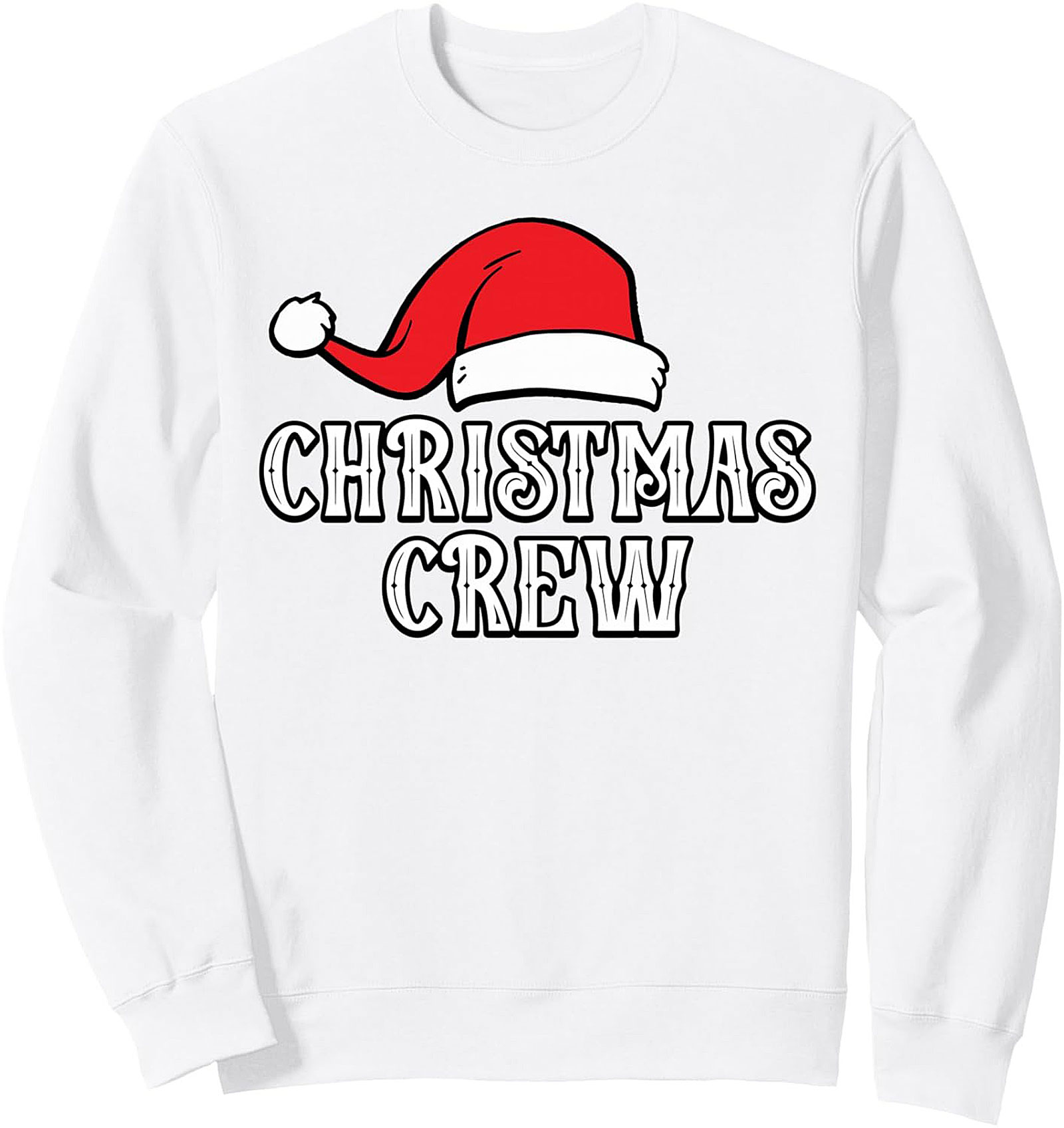 Christmas Crew Crewneck Sweatshirt Cozy Holiday Pullover