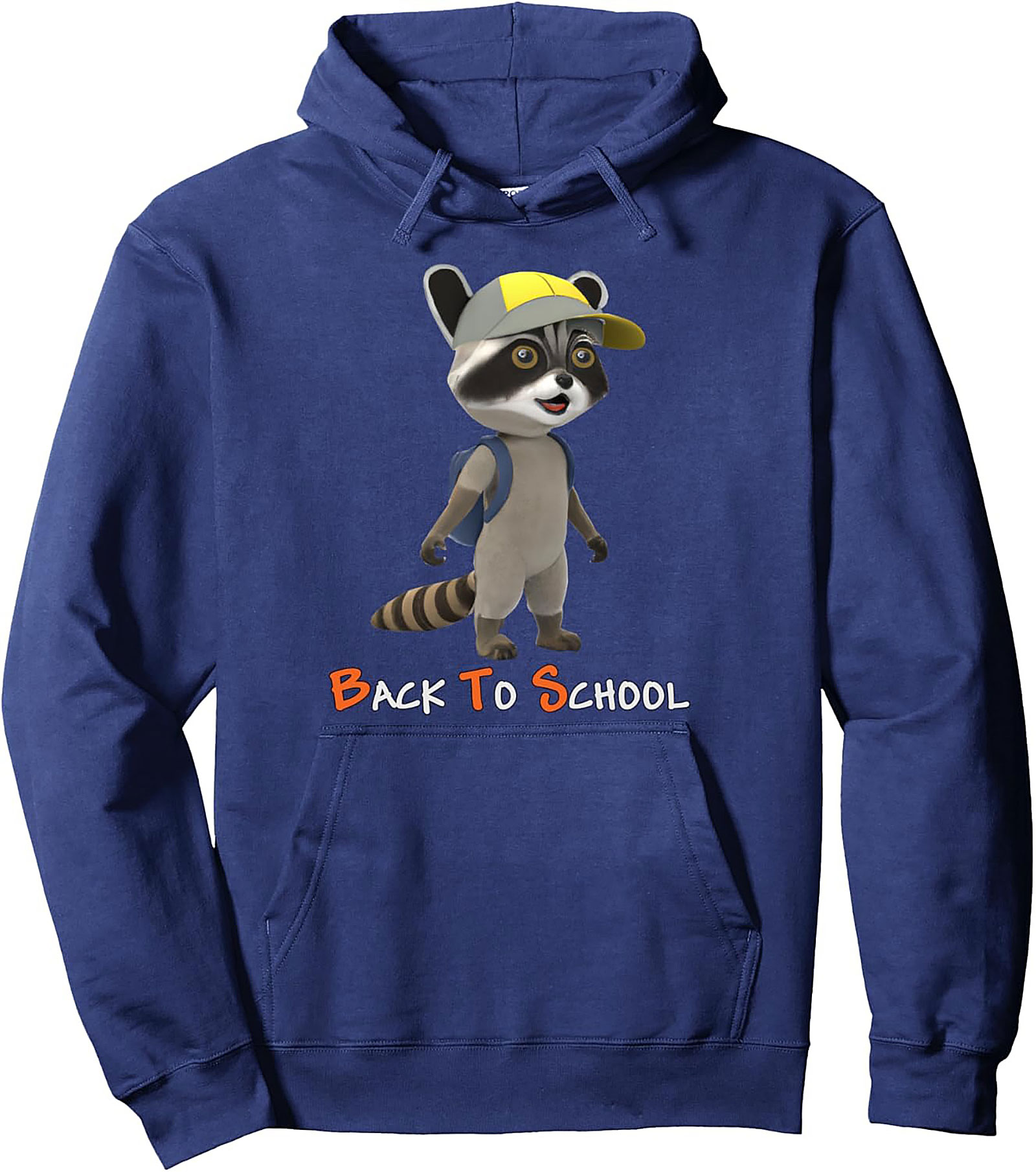 Cute Raccoon Back To School Graphic Hoodie | Ready for Class Pullover