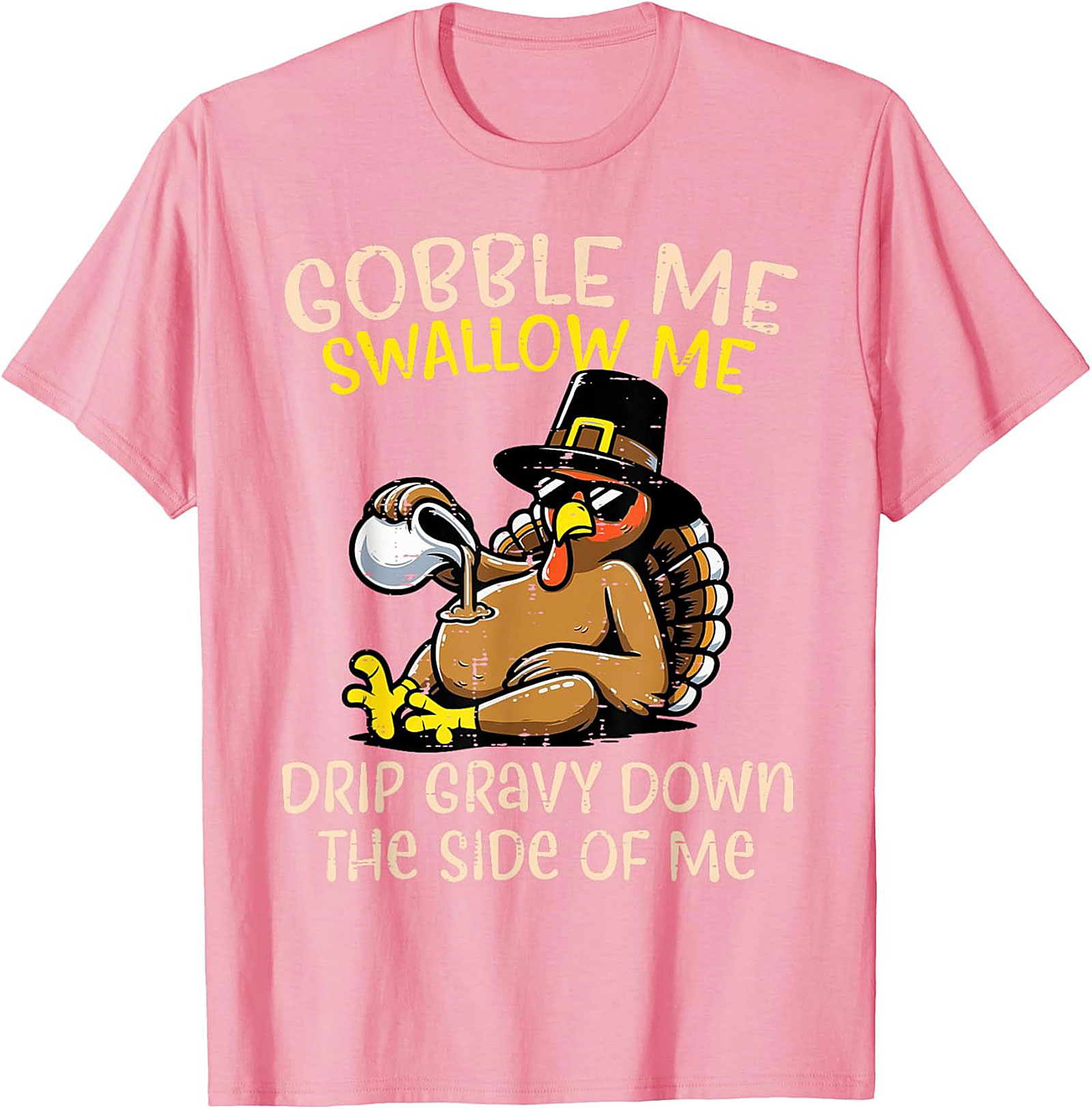 Funny Thanksgiving T-Shirt | Gobble Me Gravy Tee