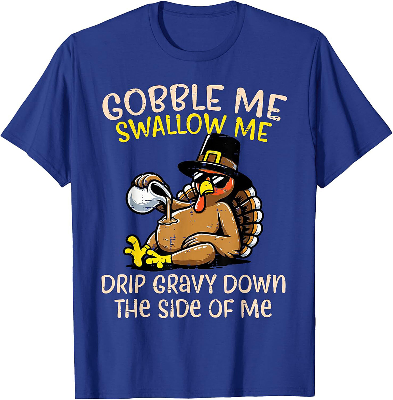 Funny Thanksgiving T-Shirt | Gobble Me Gravy Tee