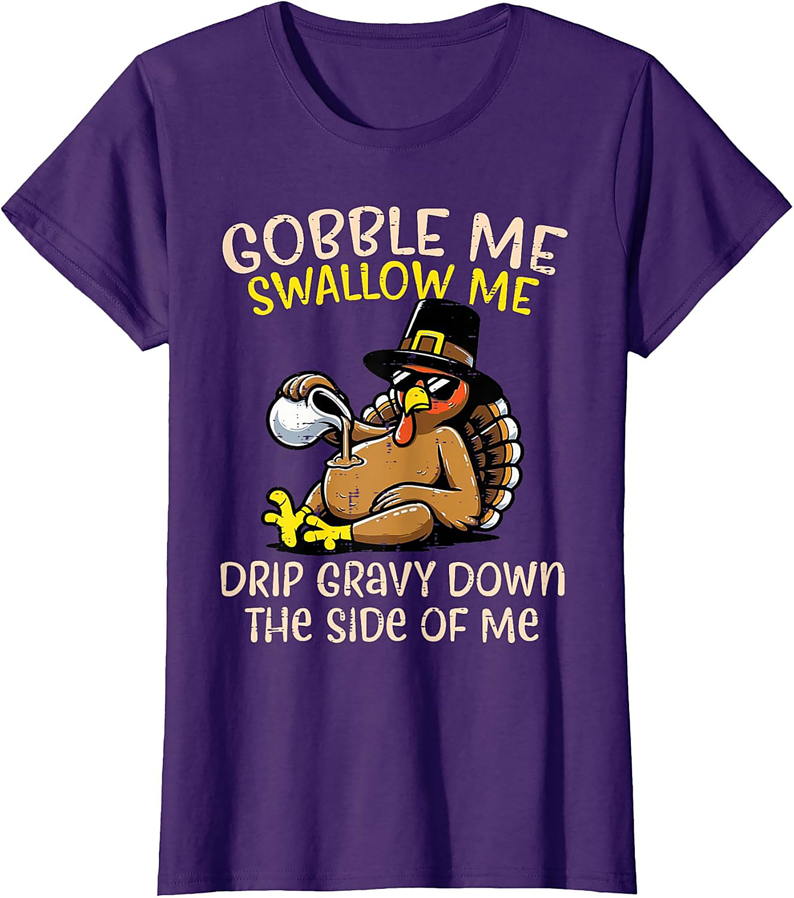 Funny Thanksgiving T-Shirt | Gobble Me Gravy Tee