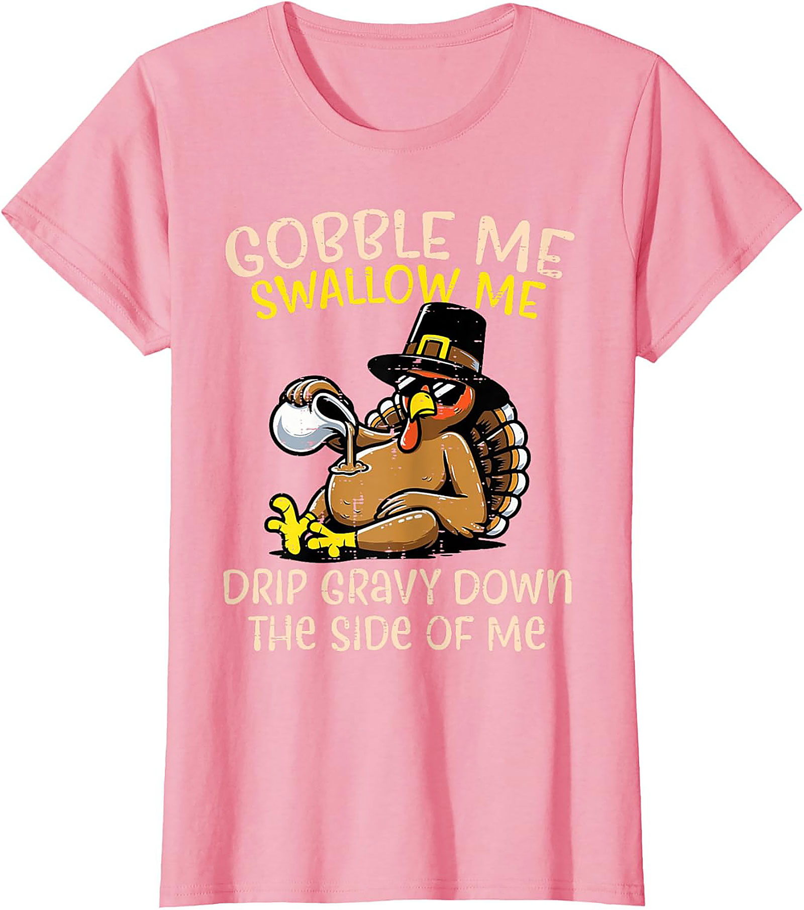 Funny Thanksgiving T-Shirt | Gobble Me Gravy Tee