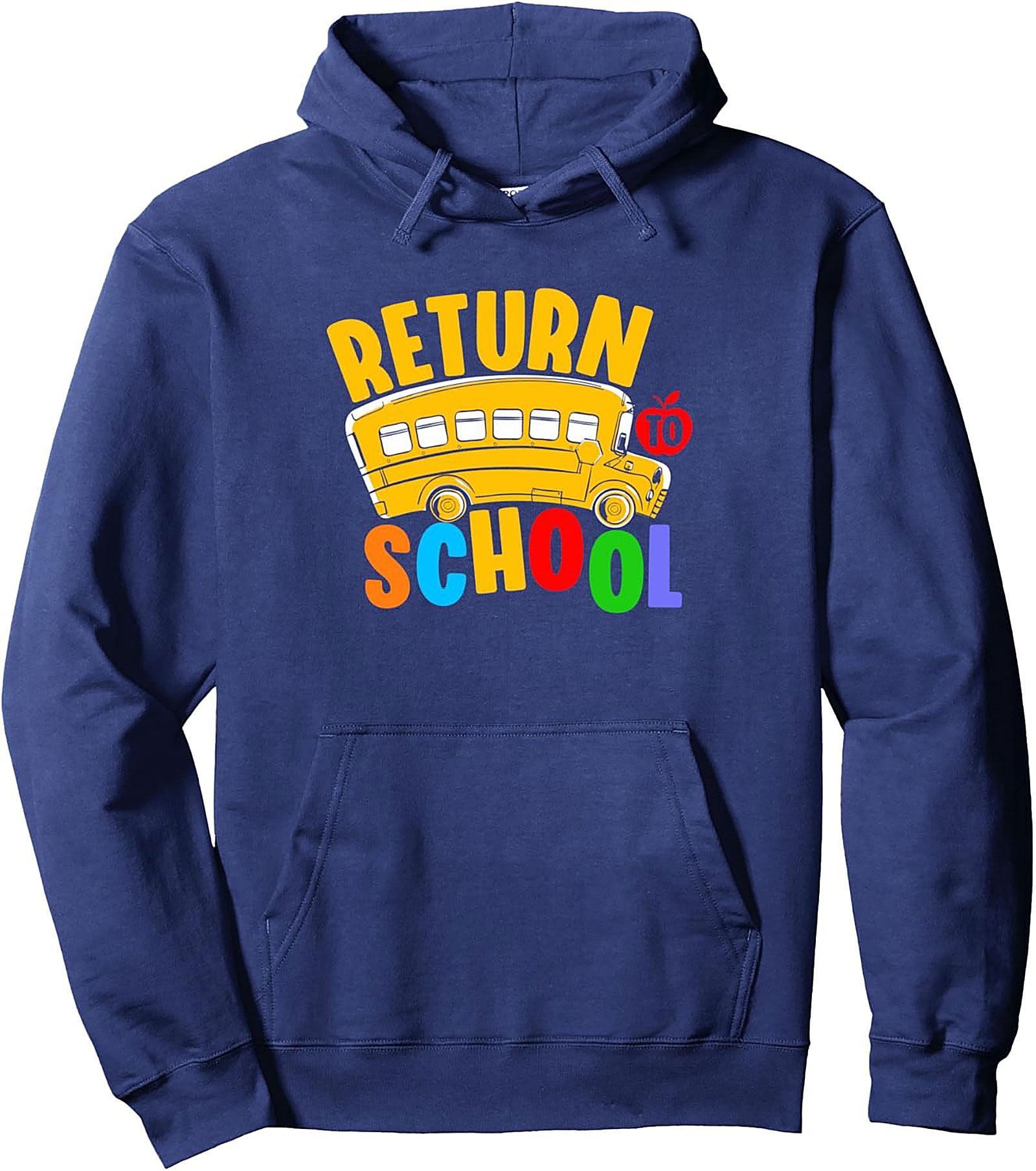 Return to School Pullover Hoodie | First Day of School Graphic Hoodie