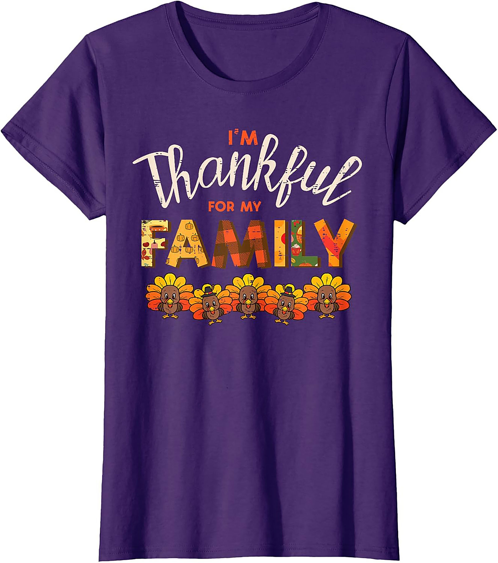 Thankful Family T-shirt | Funny Thanksgiving Graphic Tee
