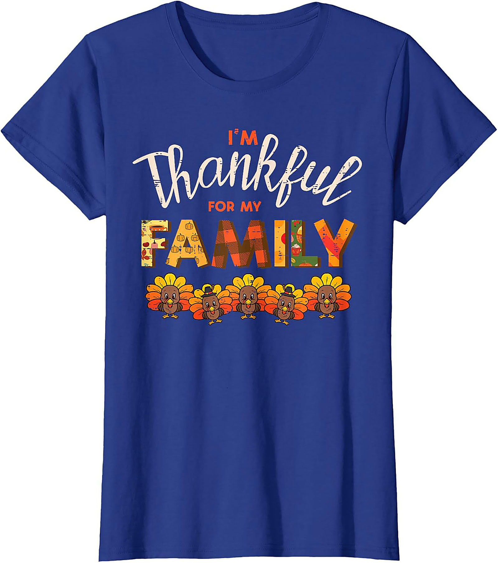 Thankful Family T-shirt | Funny Thanksgiving Graphic Tee
