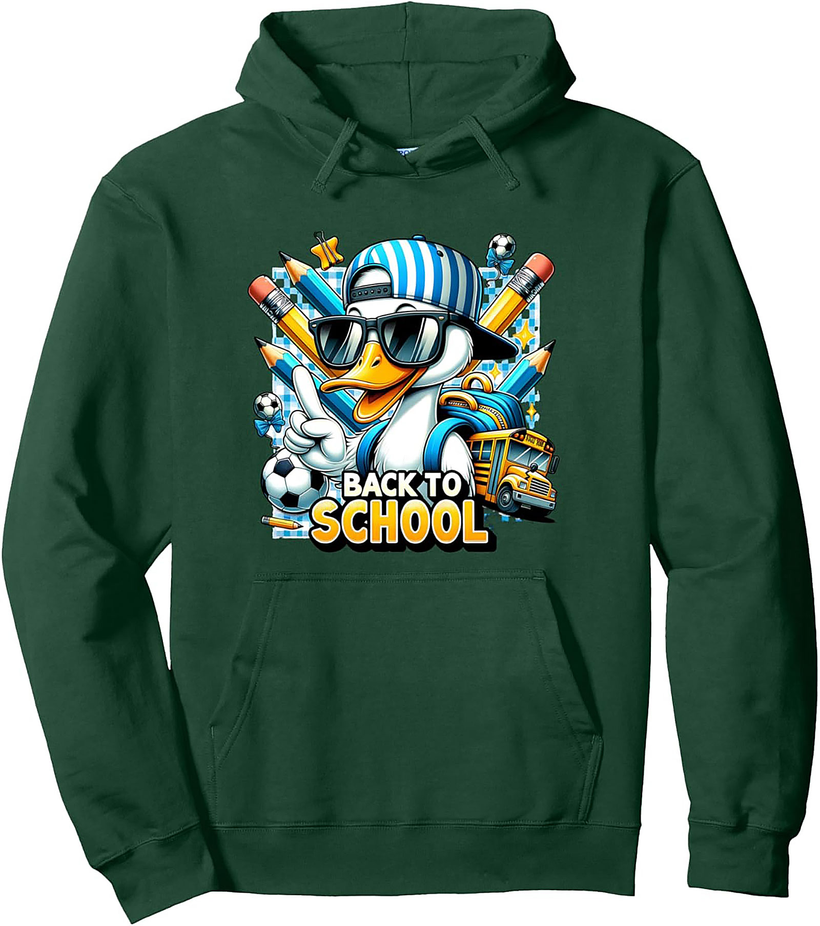 Cool Duck Back to School Graphic Hoodie - Ultimate Student Pullover