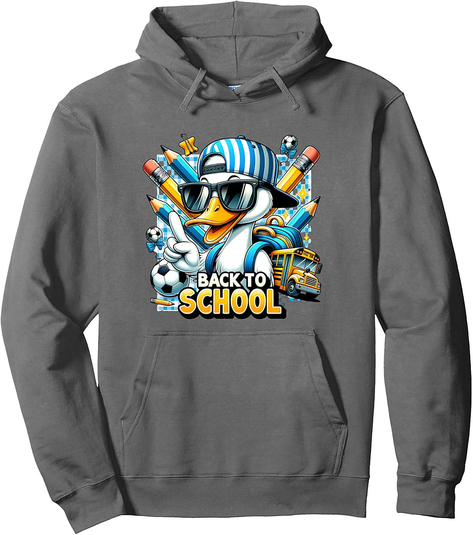 Cool Duck Back to School Graphic Hoodie - Ultimate Student Pullover