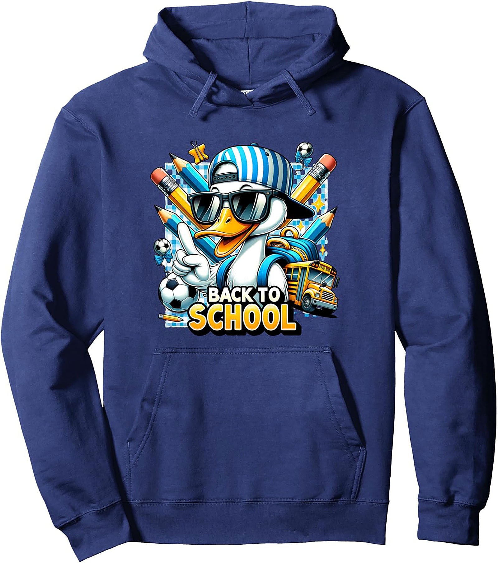 Cool Duck Back to School Graphic Hoodie - Ultimate Student Pullover