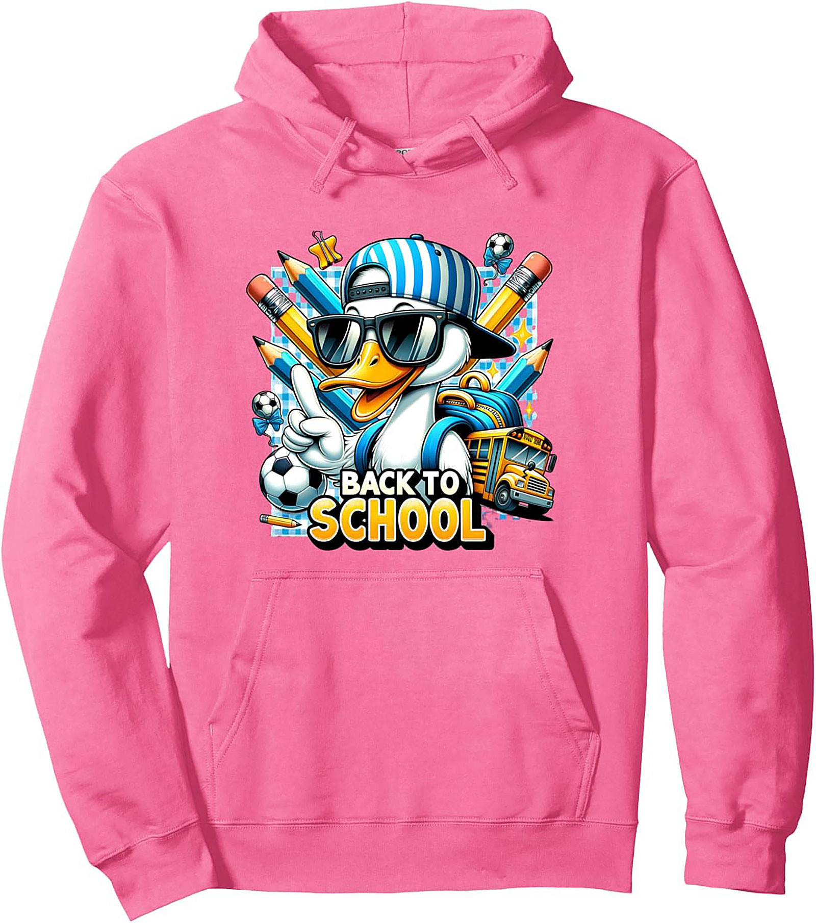 Cool Duck Back to School Graphic Hoodie - Ultimate Student Pullover