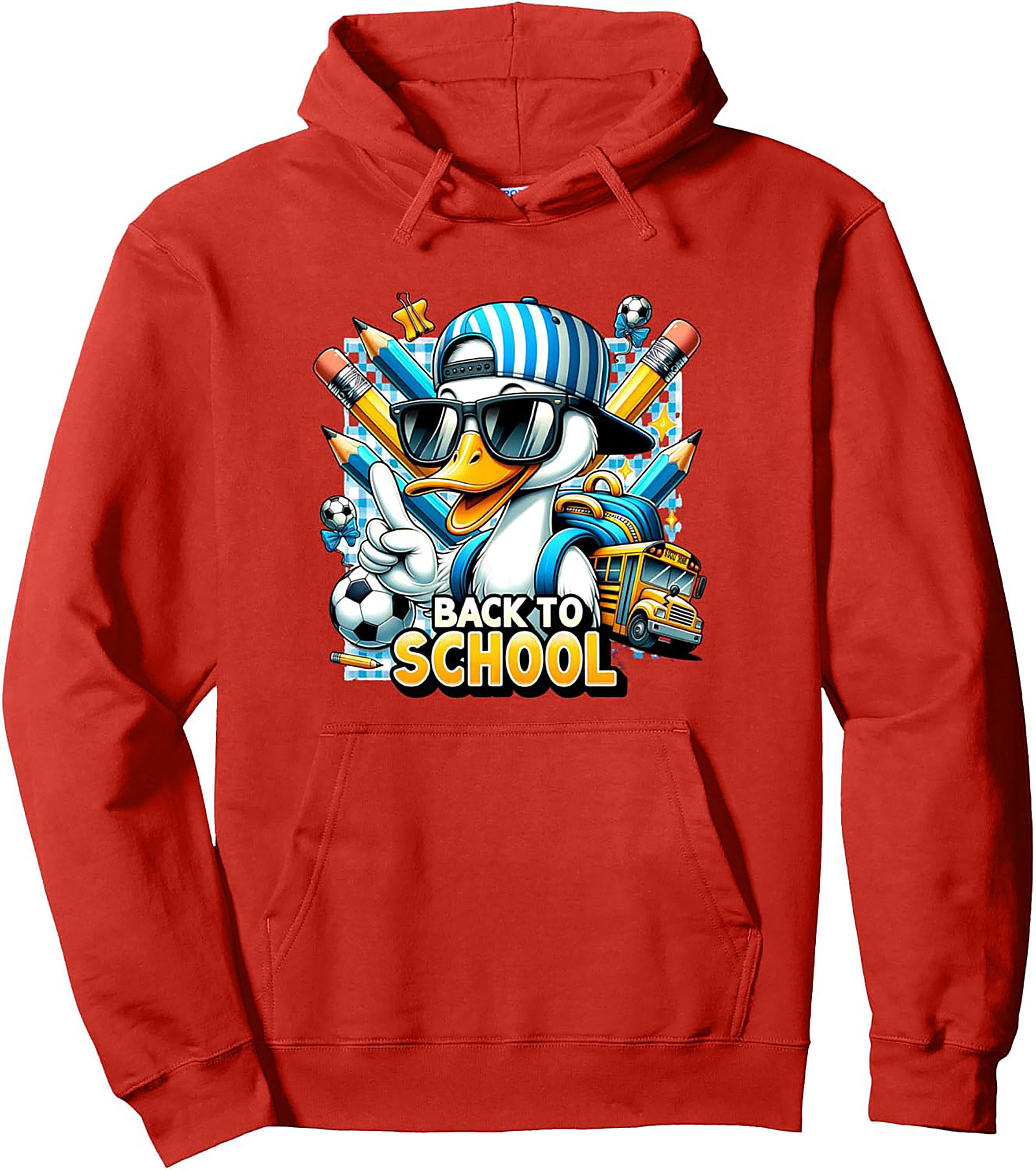 Cool Duck Back to School Graphic Hoodie - Ultimate Student Pullover