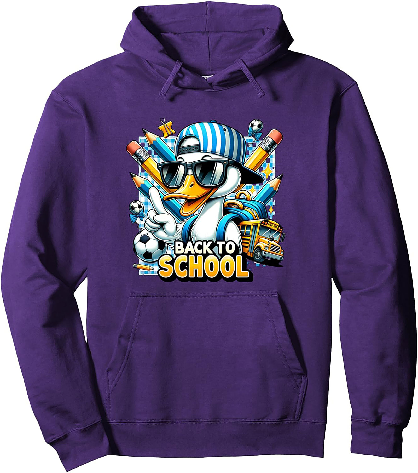 Cool Duck Back to School Graphic Hoodie - Ultimate Student Pullover