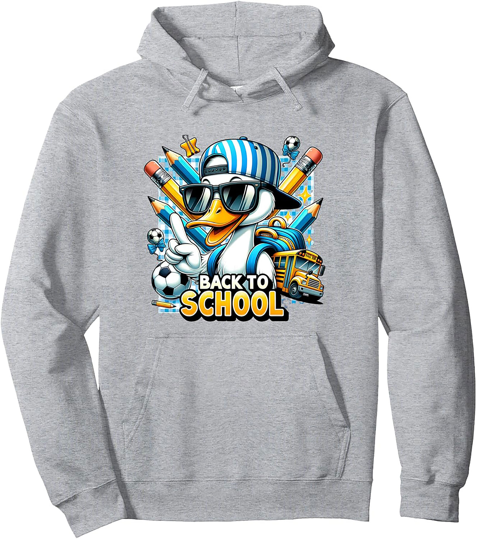 Cool Duck Back to School Graphic Hoodie - Ultimate Student Pullover
