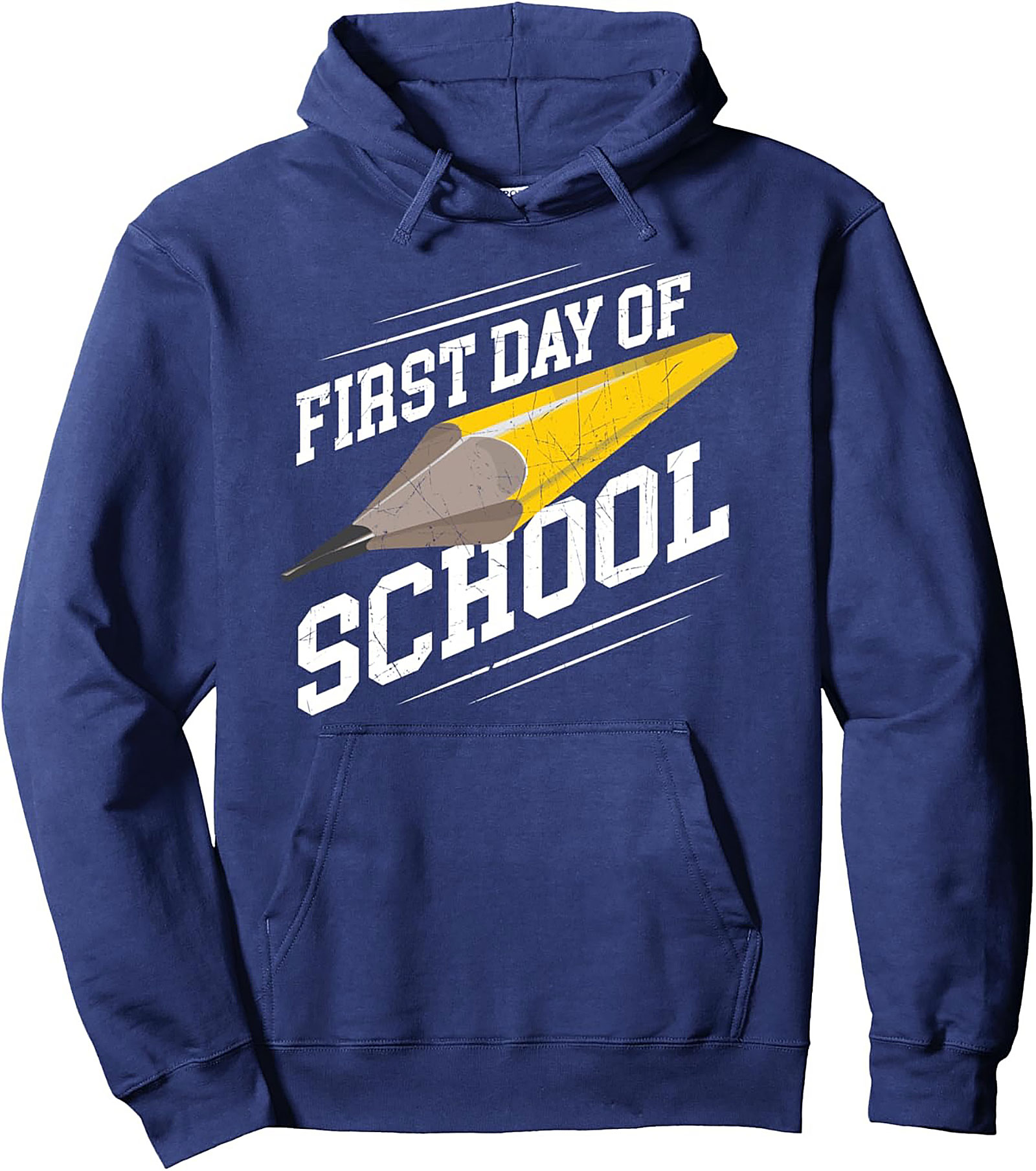 First Day of School Graphic Hoodie - Back to School Teacher Pullover