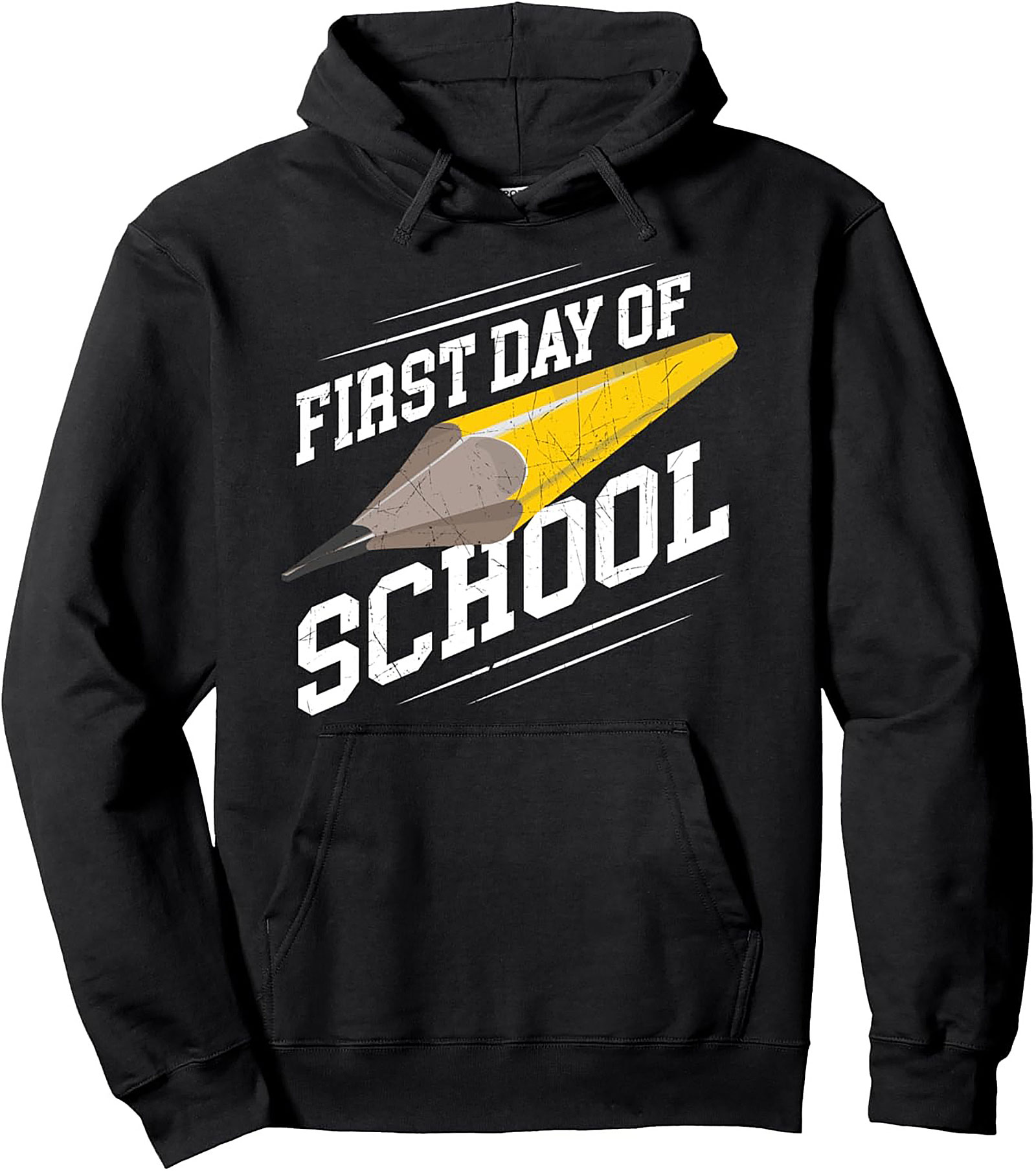 First Day of School Graphic Hoodie - Back to School Teacher Pullover
