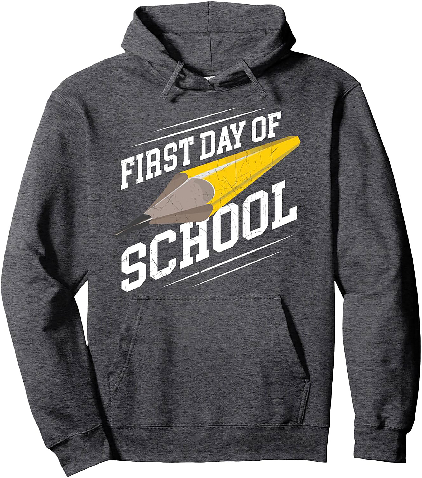 First Day of School Graphic Hoodie - Back to School Teacher Pullover