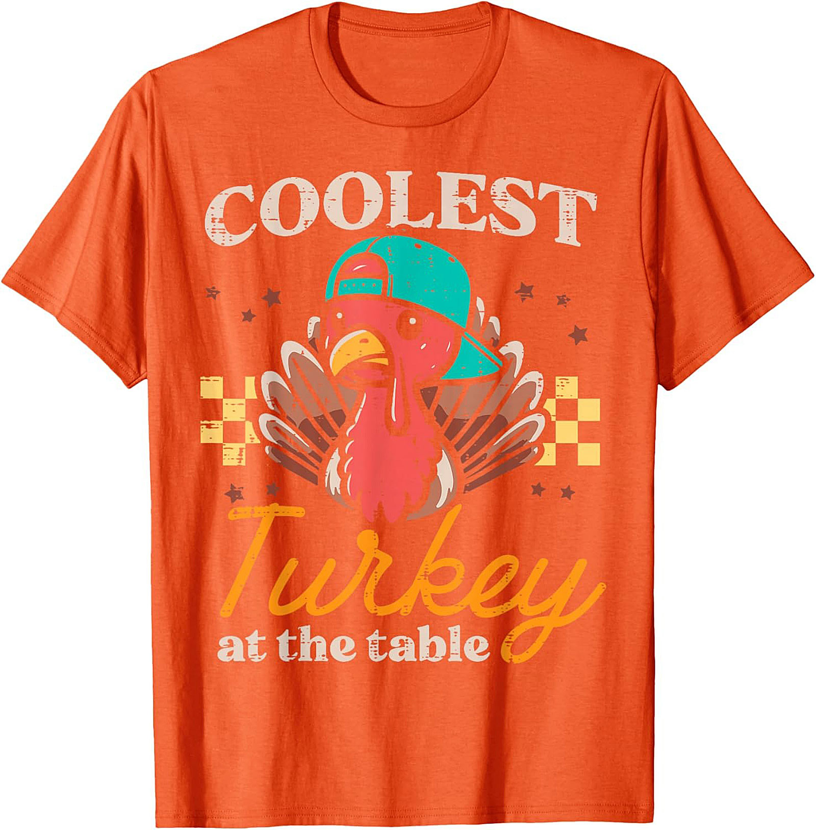 Coolest Turkey T-shirt | Funny Thanksgiving Graphic Tee