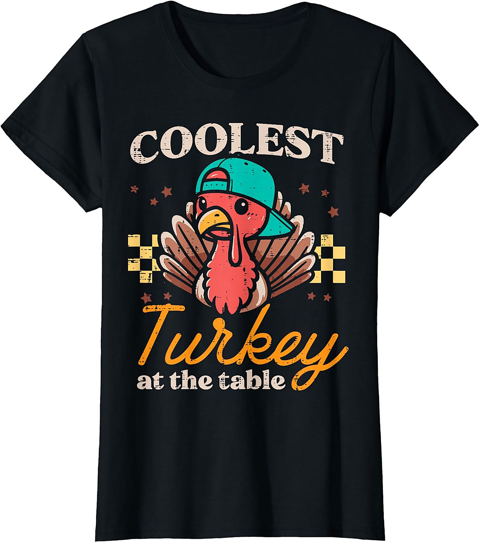 Coolest Turkey T-shirt | Funny Thanksgiving Graphic Tee