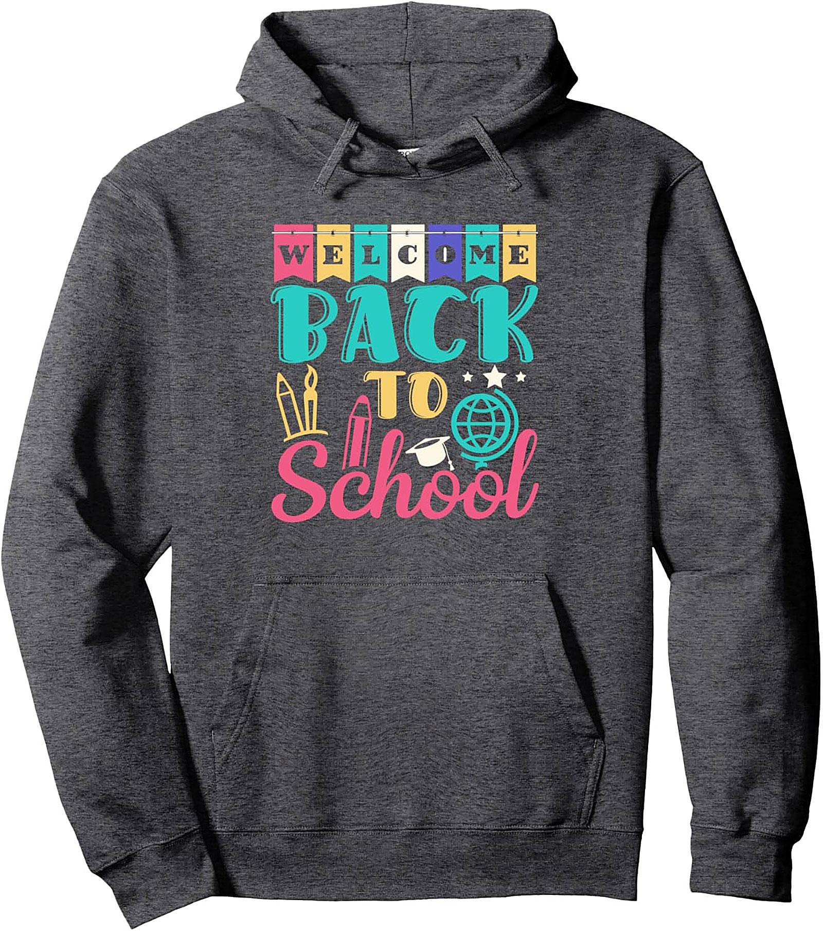 Welcome Back to School Graphic Hoodie | Retro Vibe Pullover