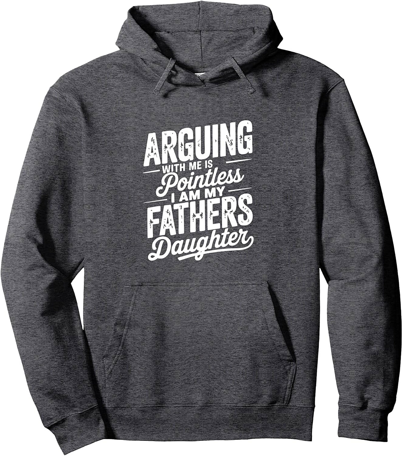 Father's Daughter Sweatshirt Funny Crewneck Pullover