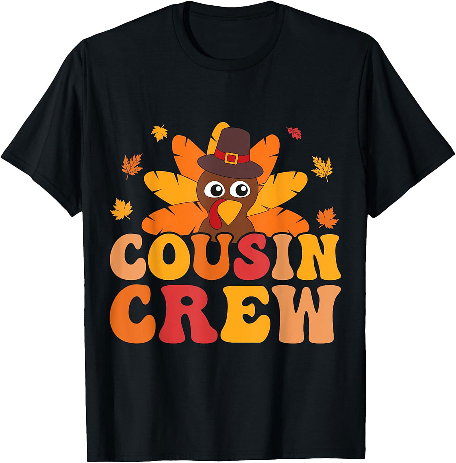 Funny Thanksgiving Cousin Crew T-Shirt | Graphic Tee