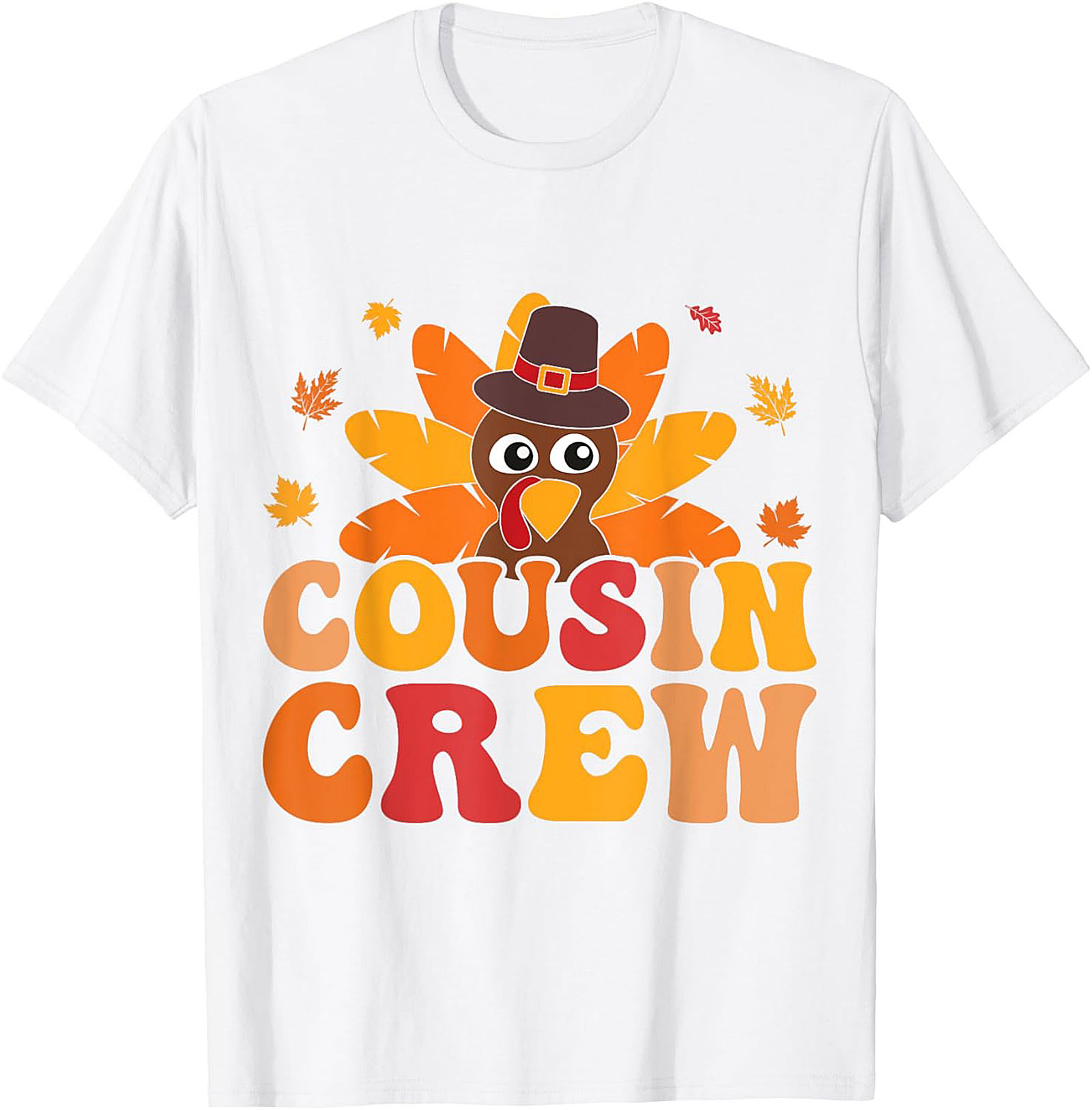 Funny Thanksgiving Cousin Crew T-Shirt | Graphic Tee