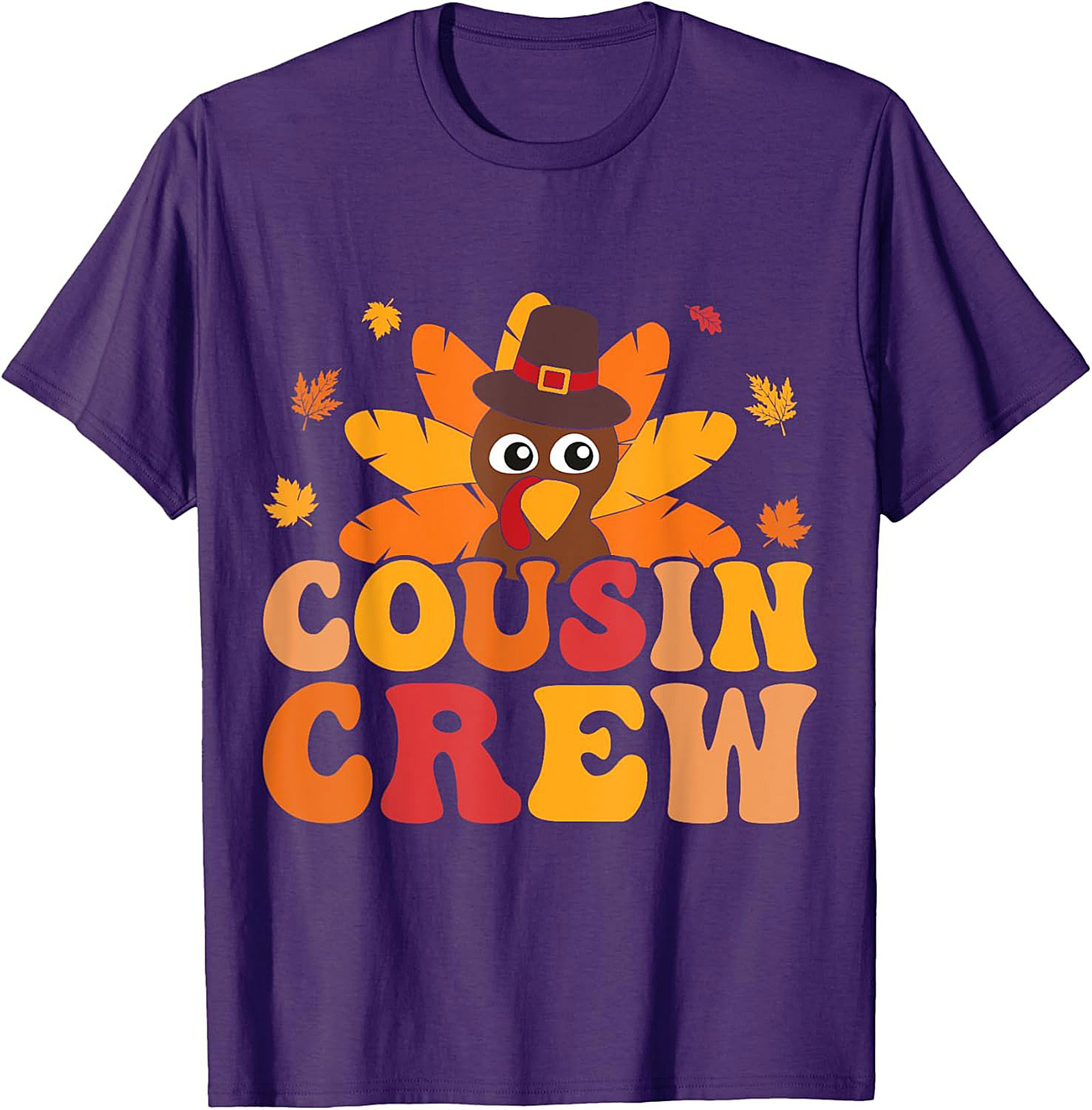 Funny Thanksgiving Cousin Crew T-Shirt | Graphic Tee
