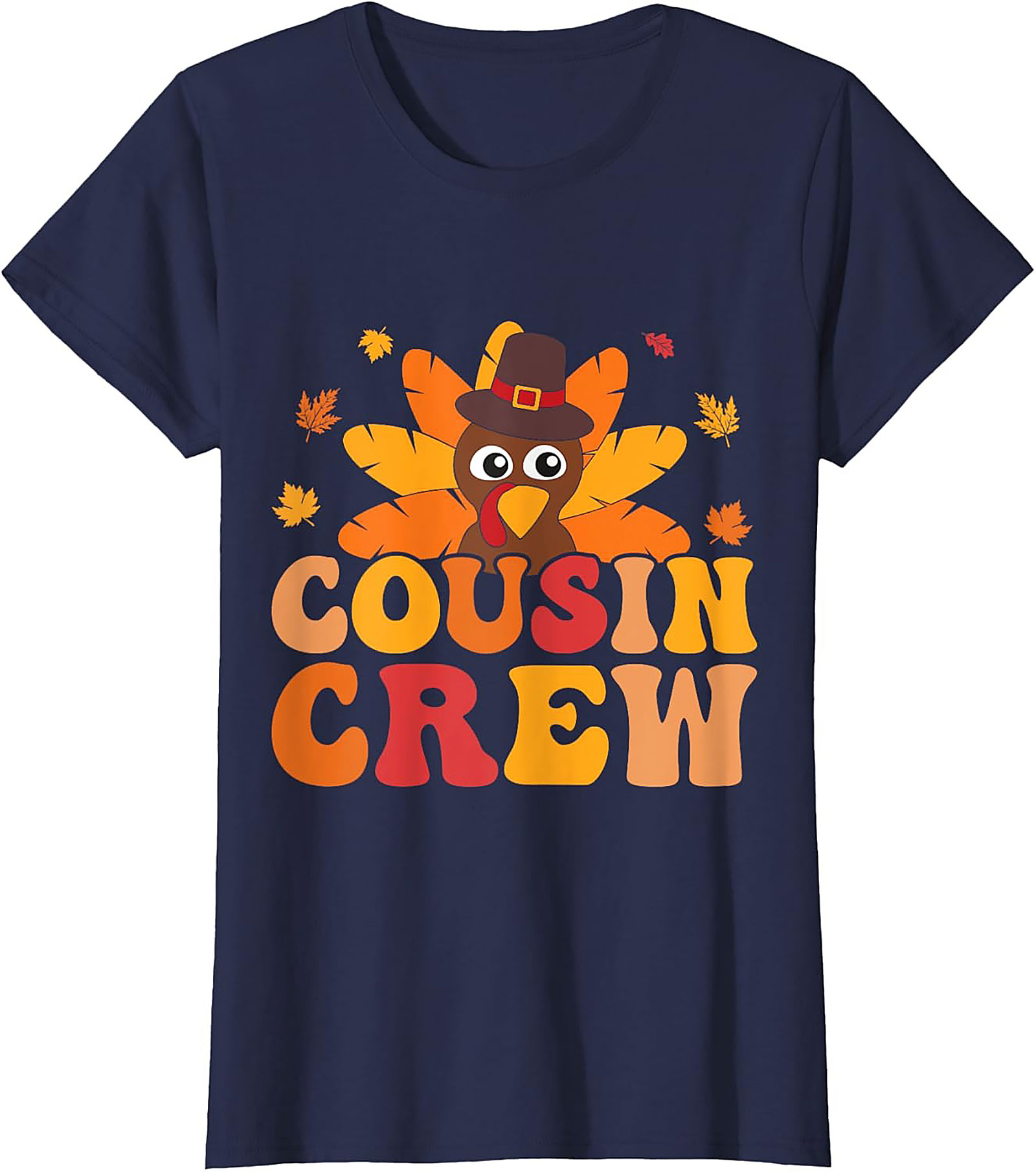 Funny Thanksgiving Cousin Crew T-Shirt | Graphic Tee