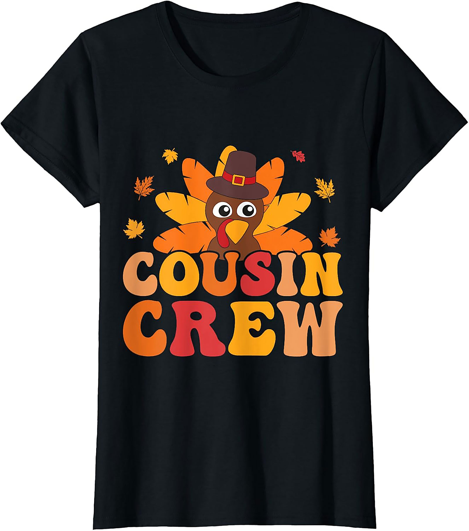 Funny Thanksgiving Cousin Crew T-Shirt | Graphic Tee