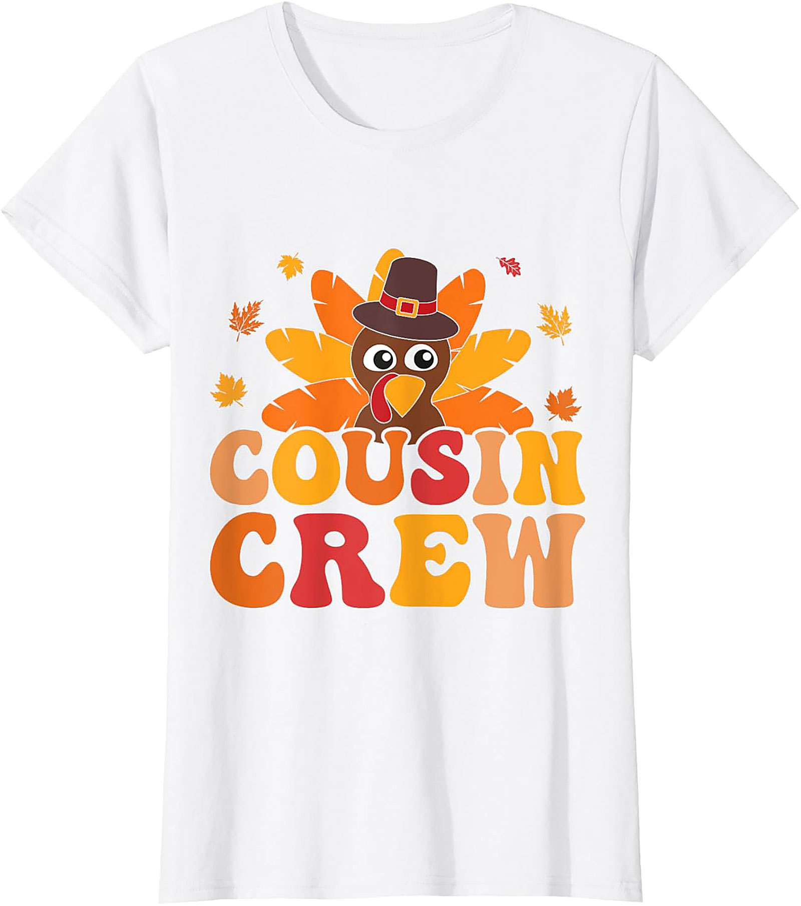 Funny Thanksgiving Cousin Crew T-Shirt | Graphic Tee
