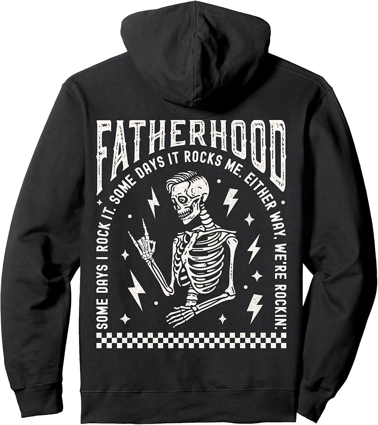 Fatherhood Graphic Sweatshirt Funny Dad Crewneck