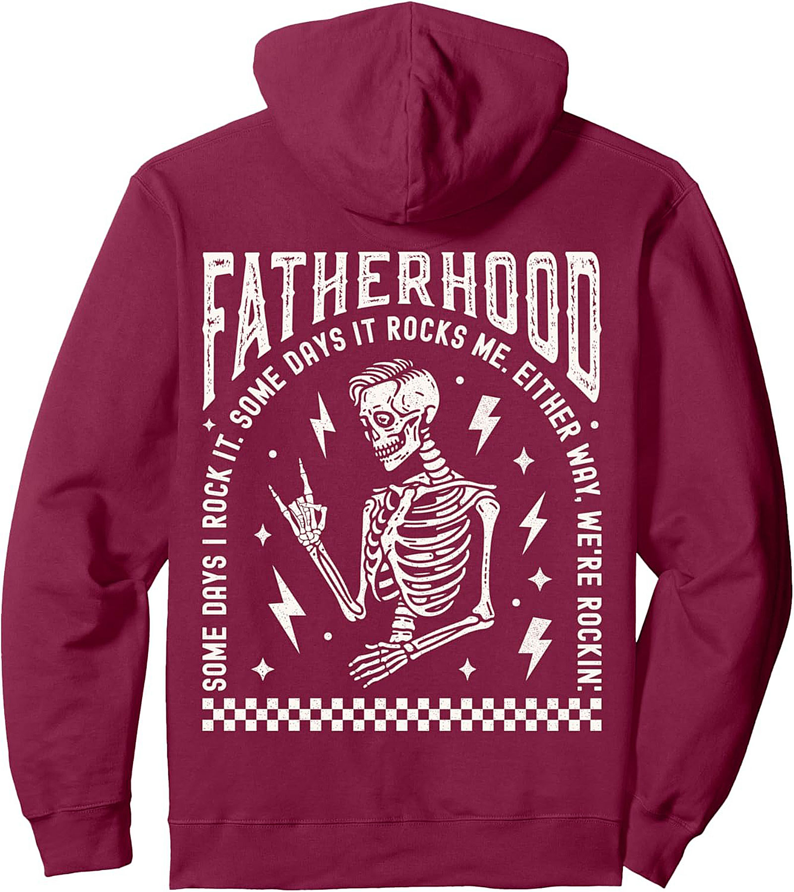 Fatherhood Graphic Sweatshirt Funny Dad Crewneck