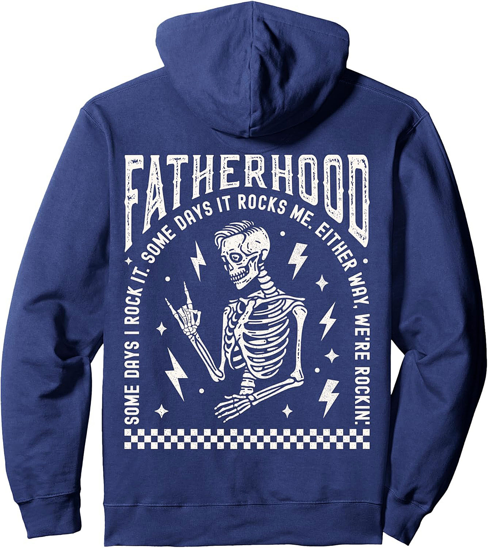 Fatherhood Graphic Sweatshirt Funny Dad Crewneck