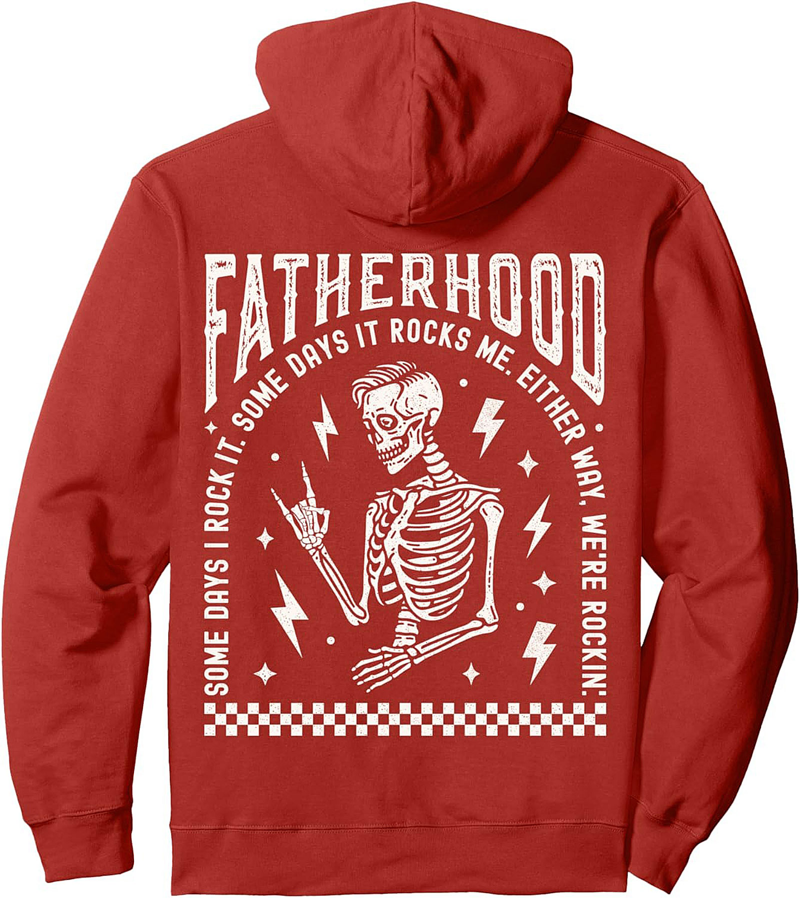 Fatherhood Graphic Sweatshirt Funny Dad Crewneck
