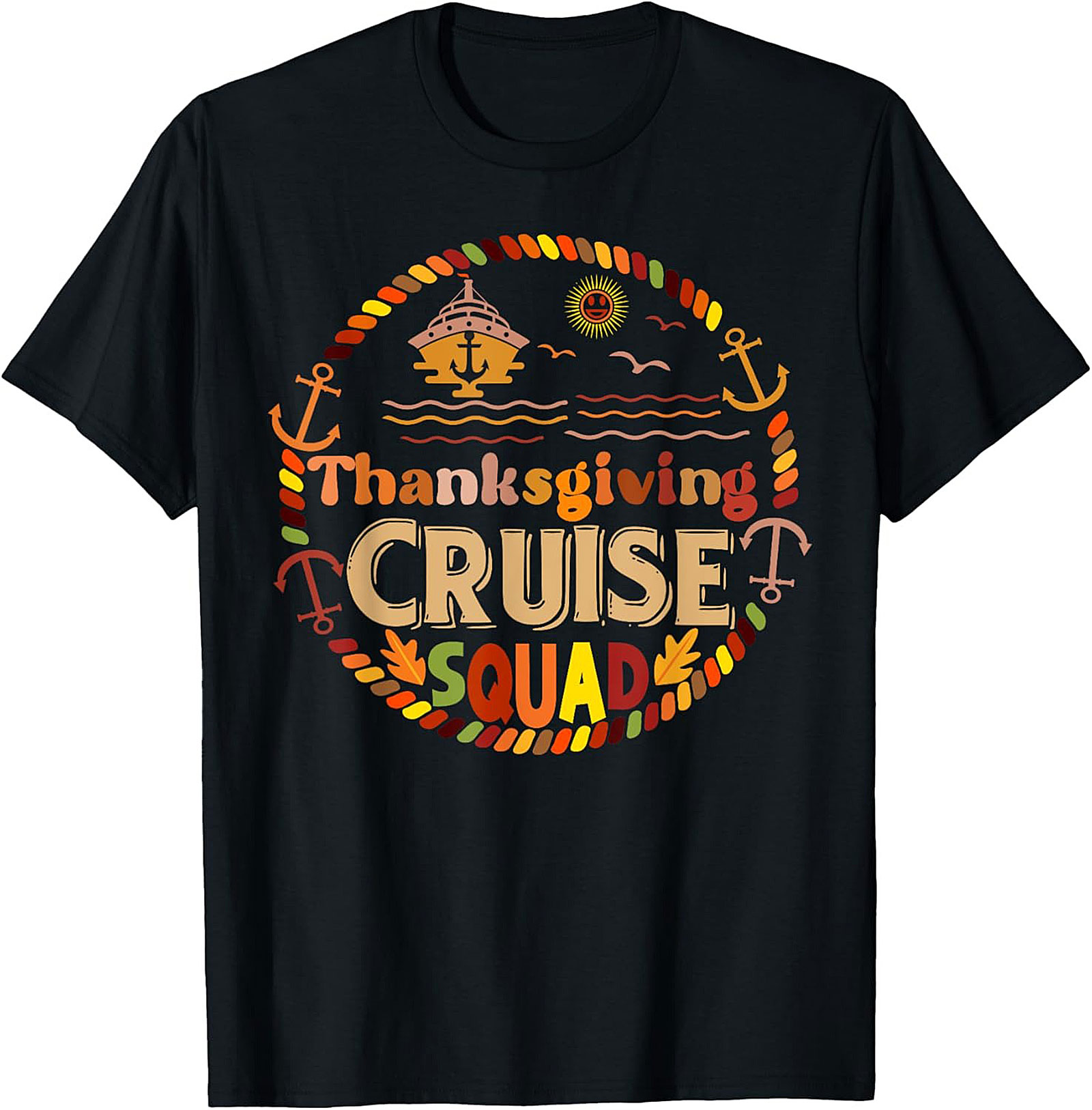 Thanksgiving Cruise Squad T-Shirt | Funny Graphic Tee